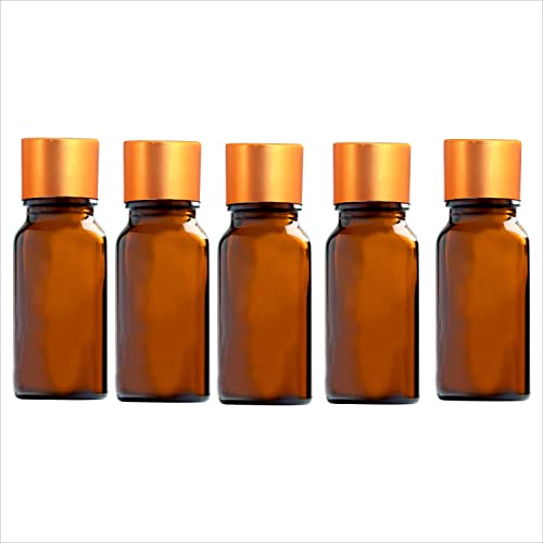 Glass Bottle, Gold Cap, 10ml