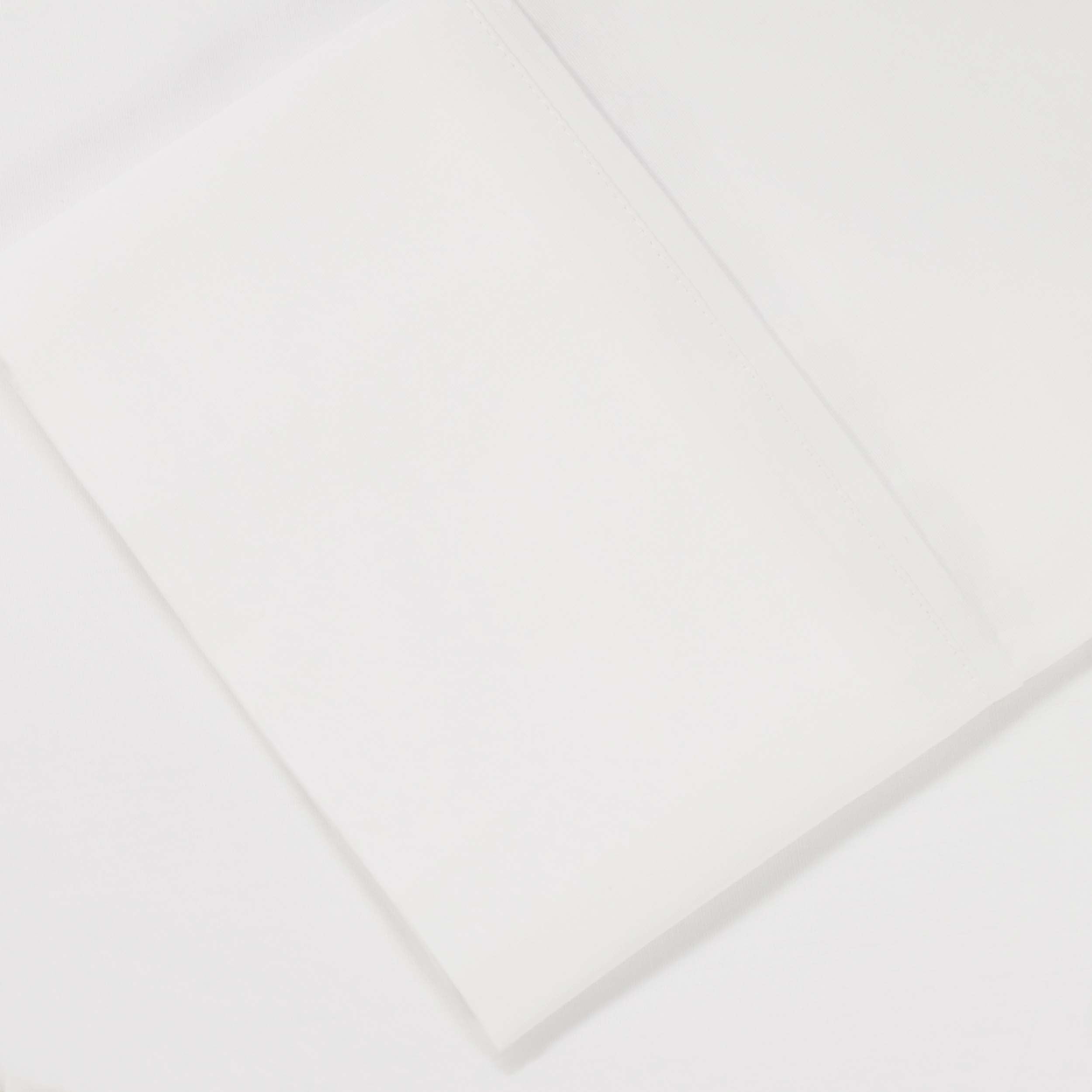 300 Thread Count Cotton Percale Solid Deep Pocket Bed Sheet Set - Queen Size, Soft & Breathable Luxury Sheets for Comfortable Sleep - Perfect for Master Bedroom, Guest Room or Vacation Home