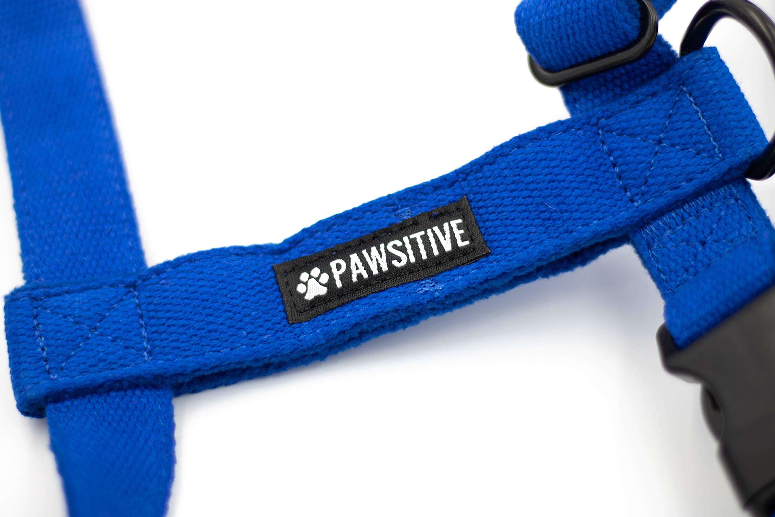 Pawsitive Dog Harness - Adjustable Soft Hypoallergenic Organic Hemp Harness for Small, Medium & Large Dogs | Puppy Harness for Walking, Training & Outdoor Adventures