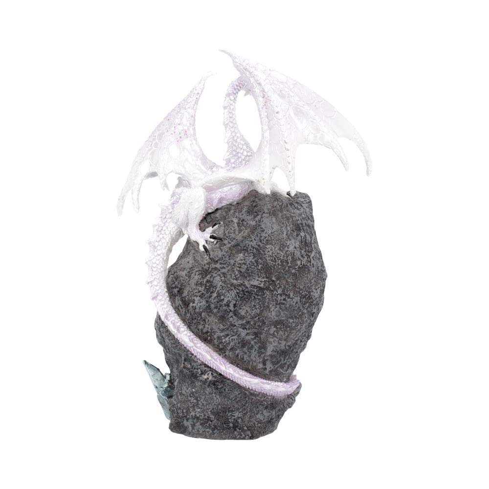 Nemesis Now Glacial Custodian 22cm Resin Figurine - White Collectible Statue for Home Decor, Gaming Room, and Fantasy Display