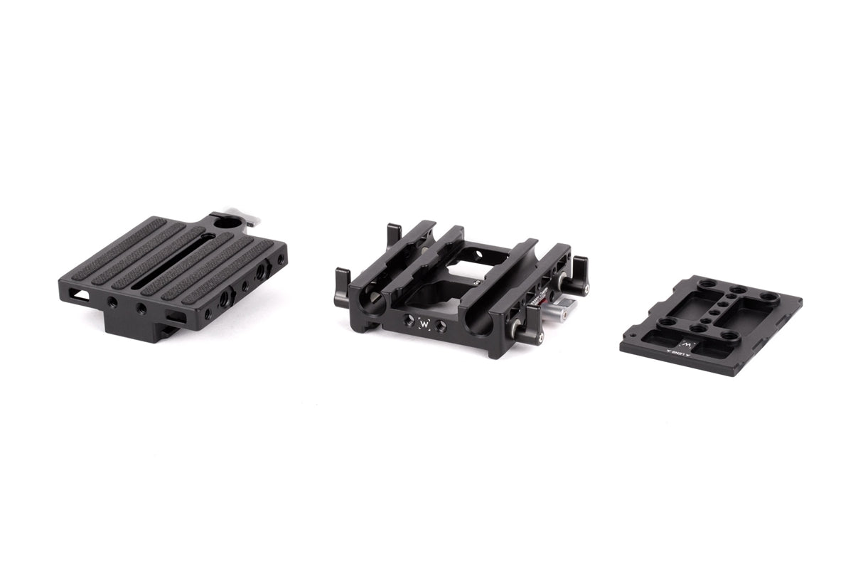 Universal Camera Baseplate for Sony FS5, Panasonic EVA1, VariCam LT & 35 - Professional Rigging Solution for Film & Documentary Production