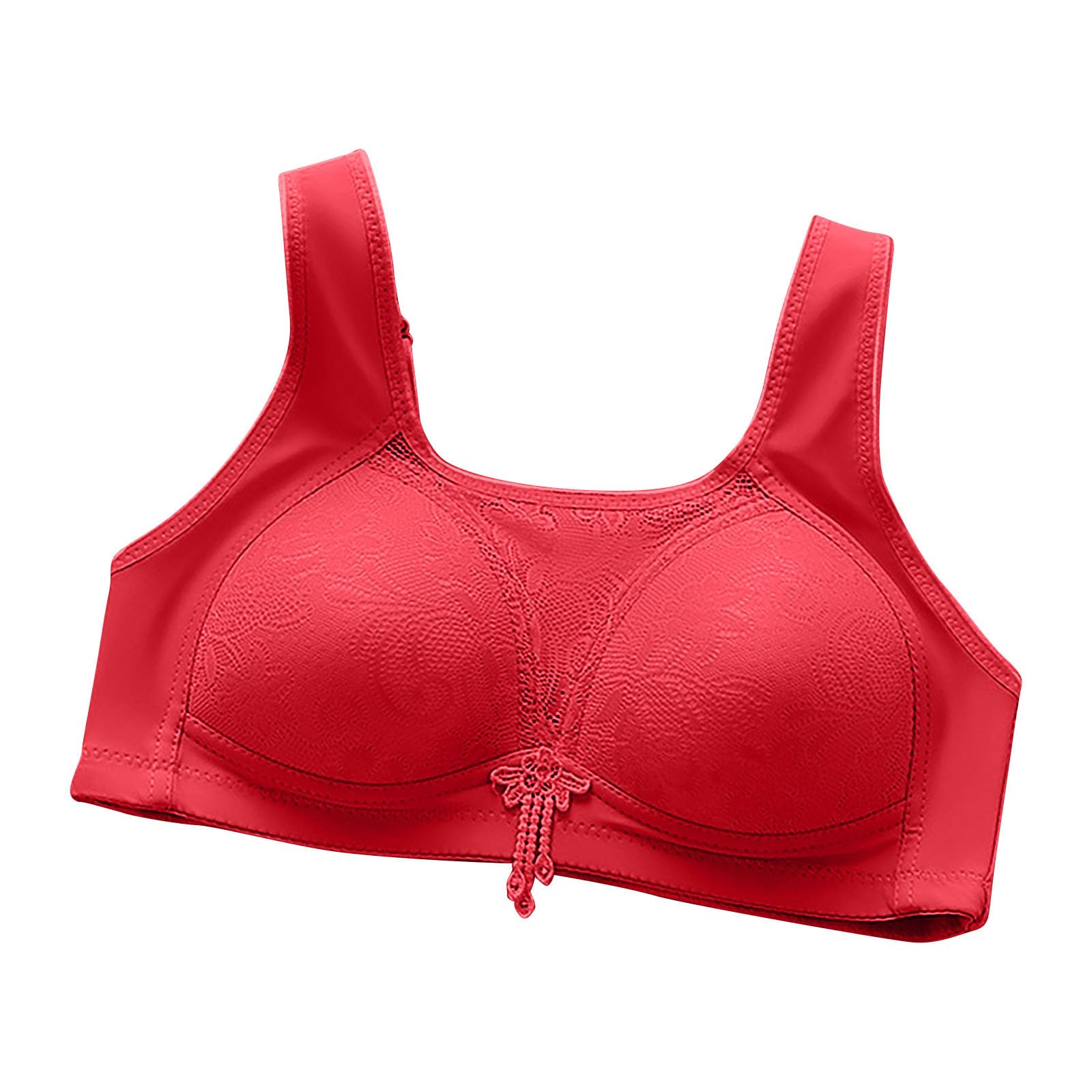 SMIDOW Women's Wireless Full-Coverage Underwire Bra - Breathable Comfort for Large Chest - Perfect for Everyday Wear, Work & Special Occasions