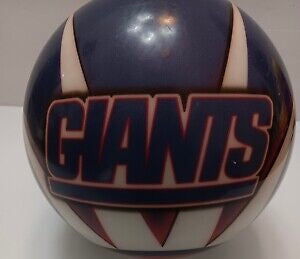 Brunswick 'NY GIANTS' Viz-a-Ball Bowling Ball - Official NFL Team Logo - Perfect for League Play, Casual Bowling & Sports Fan Gifts