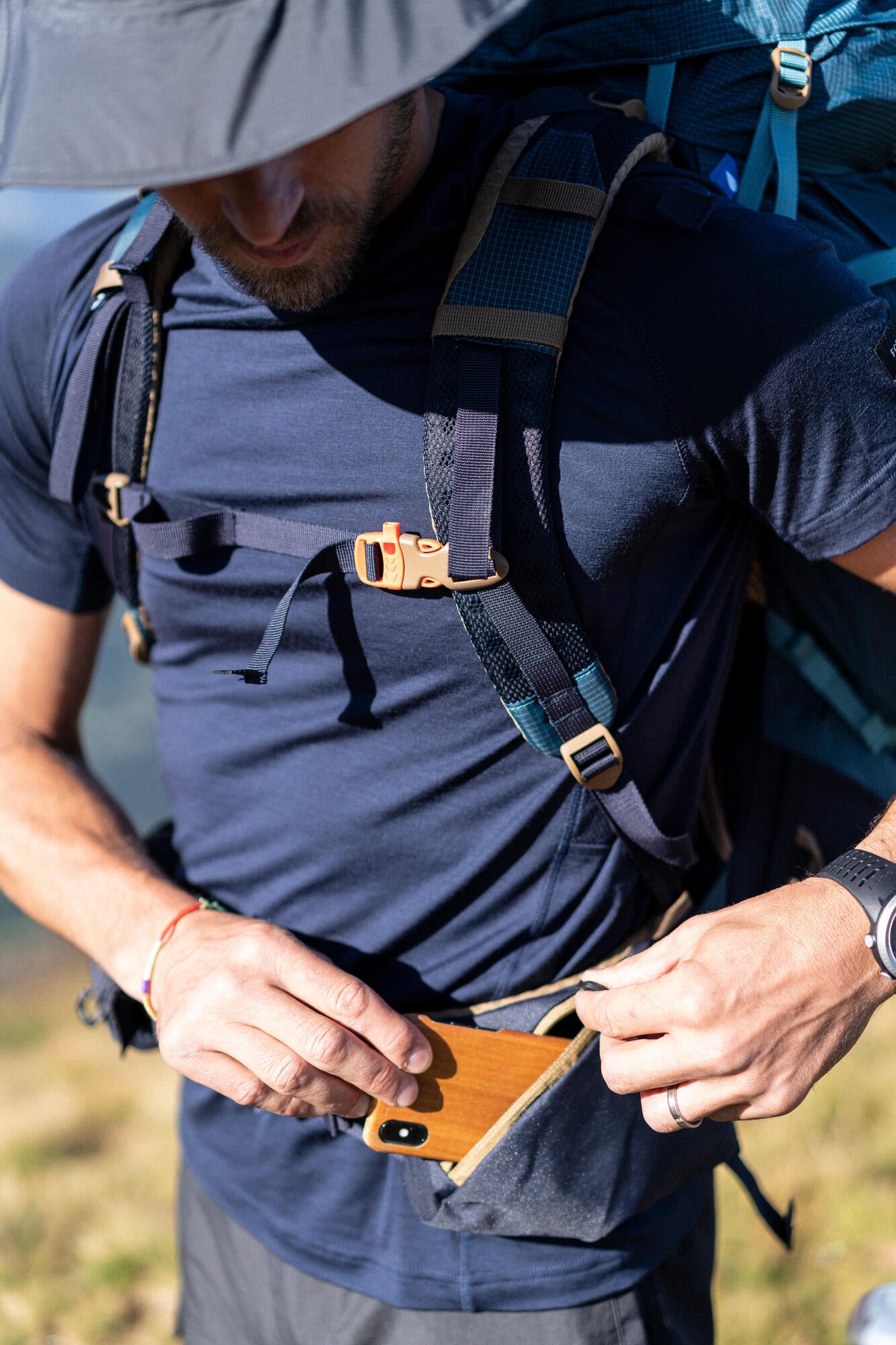 Simond MT500 Air 50+10L Men's Hiking Backpack - Lightweight & Durable for Outdoor Camping, Trekking & Travel Adventures