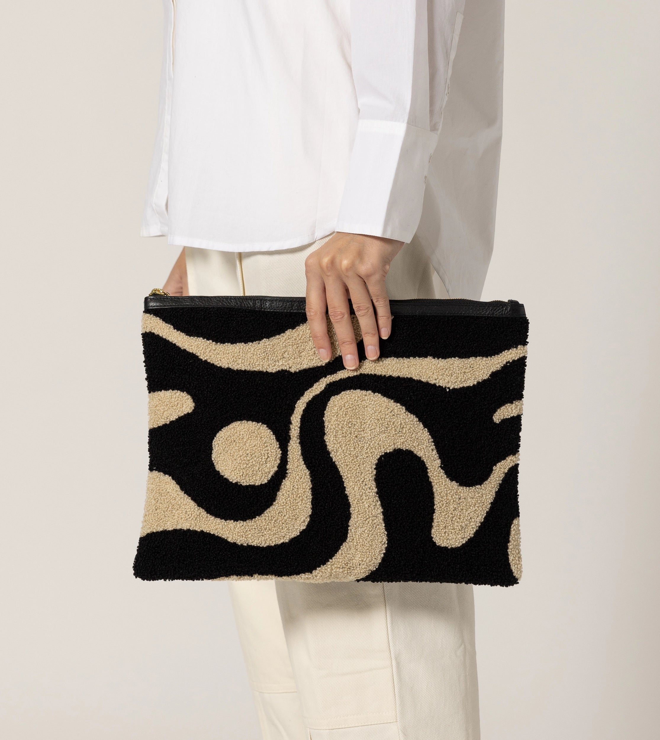 Abstract Yin Yang Clutch Purse - Stylish Women's Crossbody Bag for Everyday Use, Date Night & Special Occasions