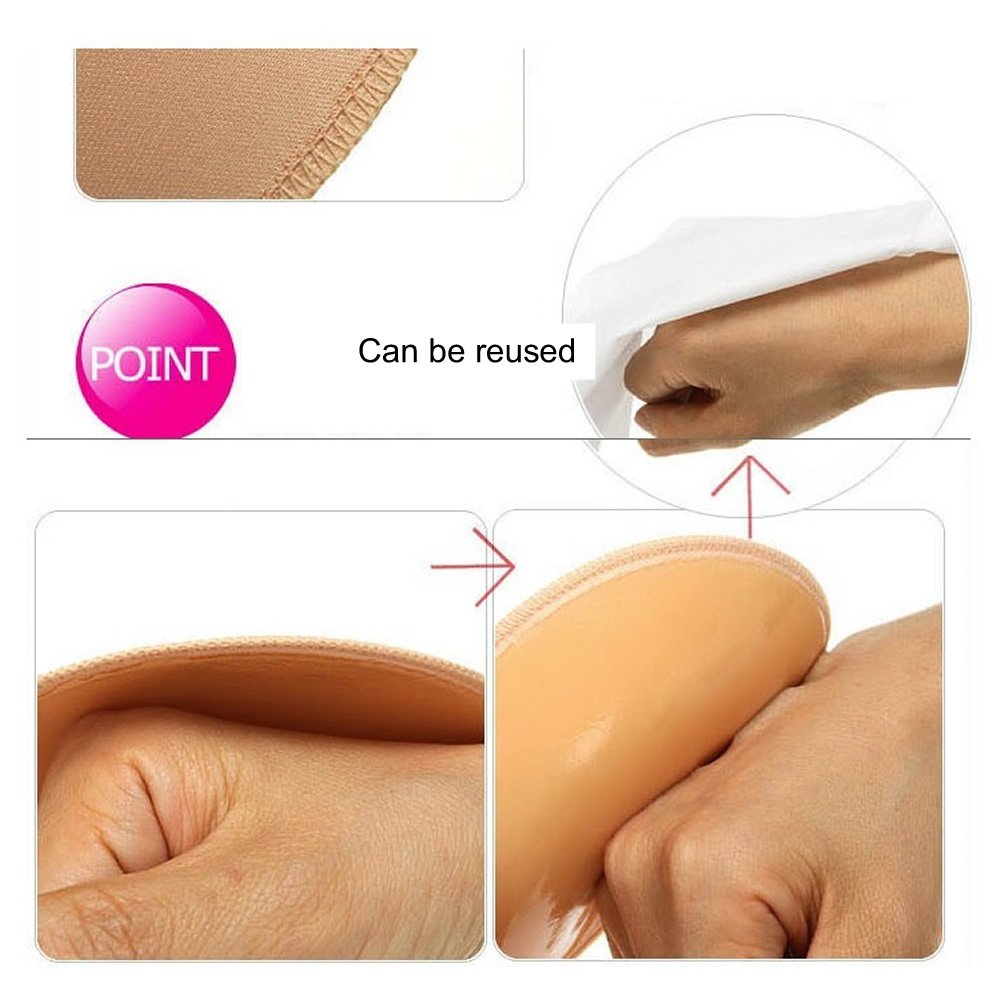 BIMEI Self-Adhesive Reusable Padded Hip Sponge Pad - 500 Pack | Enhance Your Silhouette for Dresses, Jeans & Shapewear | Perfect for Body Contouring & Special Occasions