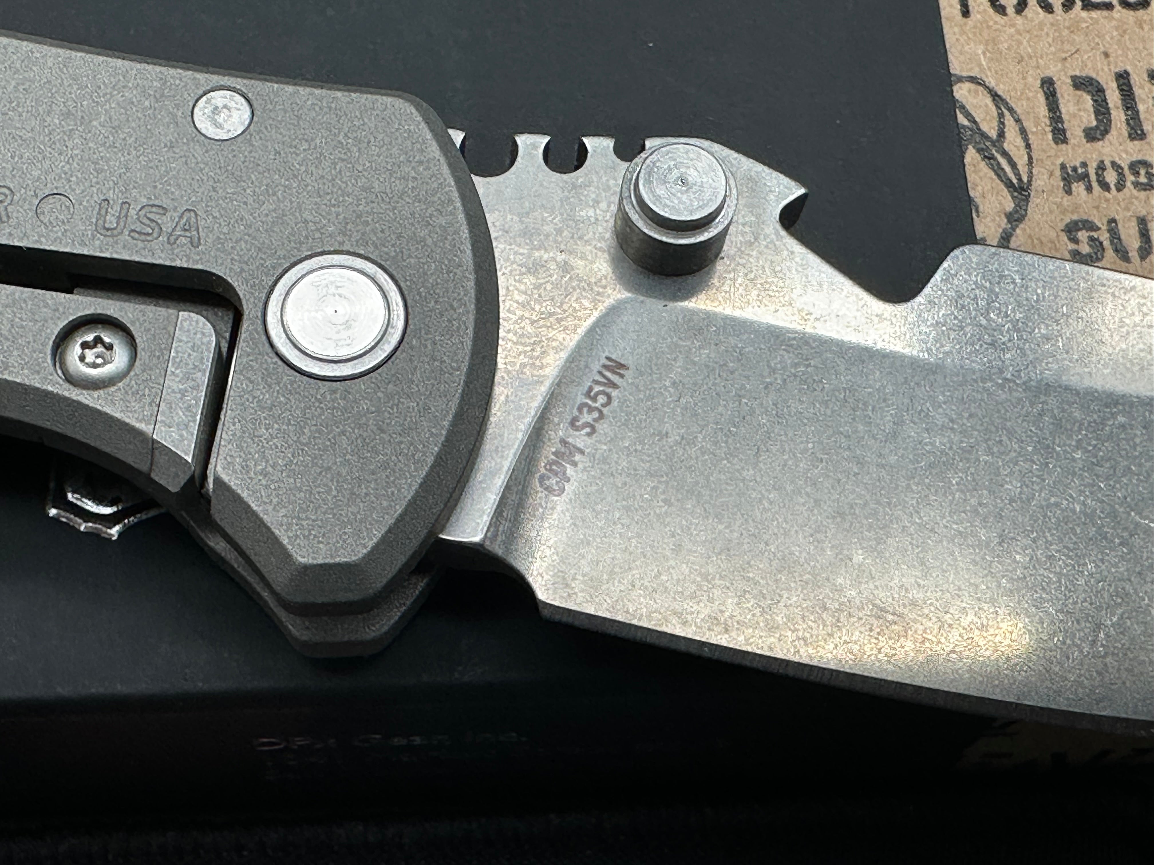DPx HEST/F Urban Titanium Framelock Knife - 2.9