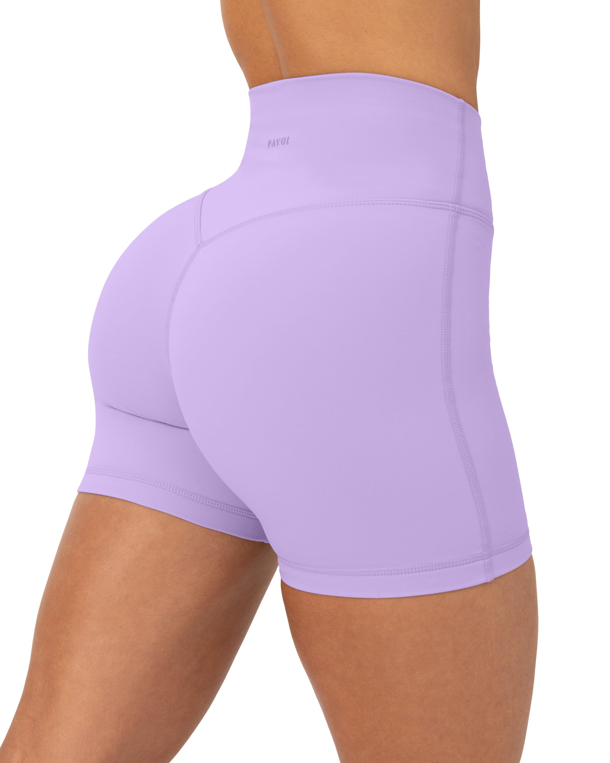 Buttery Soft High Waisted Yoga Shorts for Women - 4