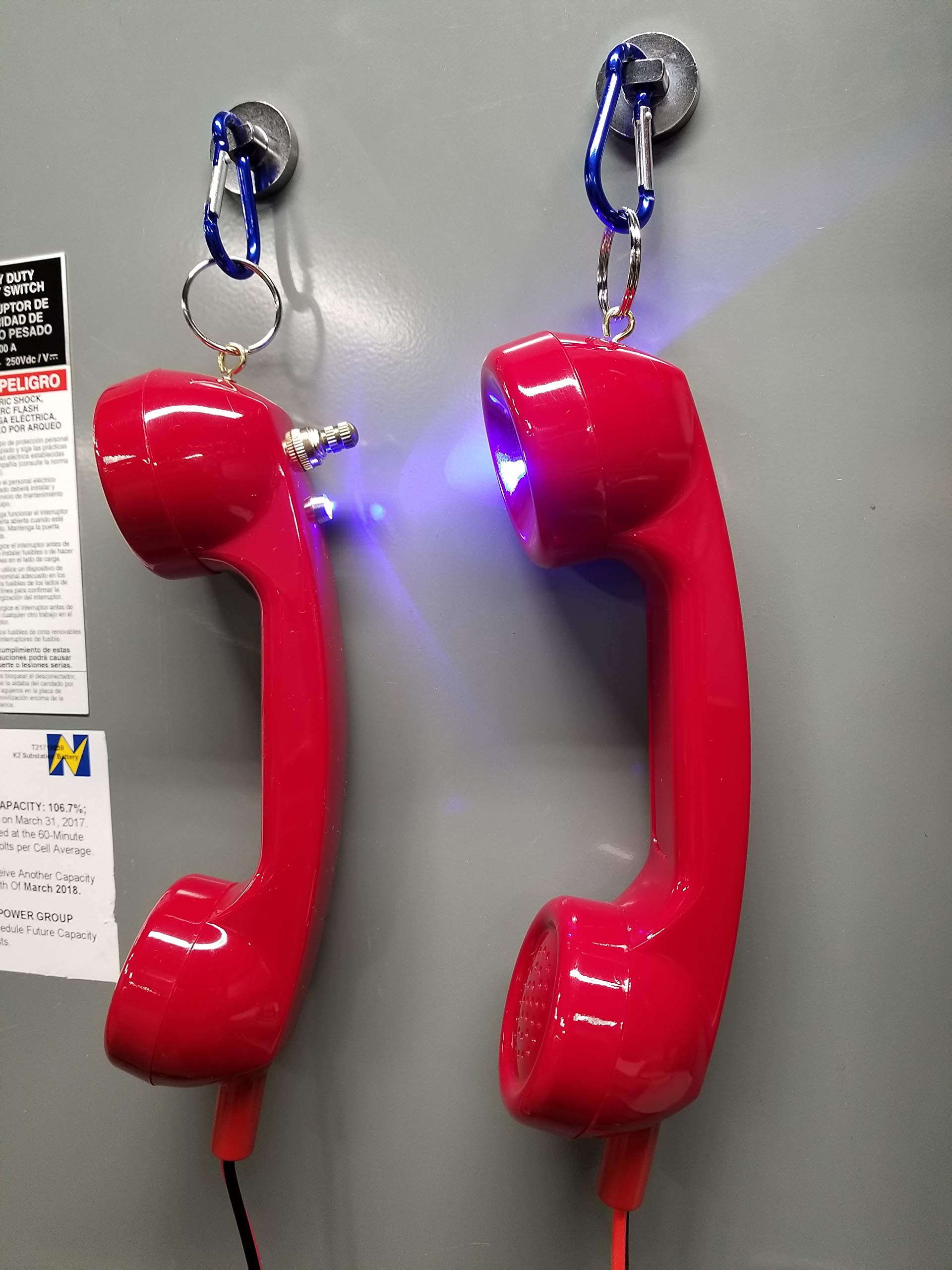 Professional Electrician Continuity Test Phone Set JE002-RM with Super Strong Magnets - Ideal for Electrical Circuit Testing, Maintenance & Repair Work in Industrial and Home Use