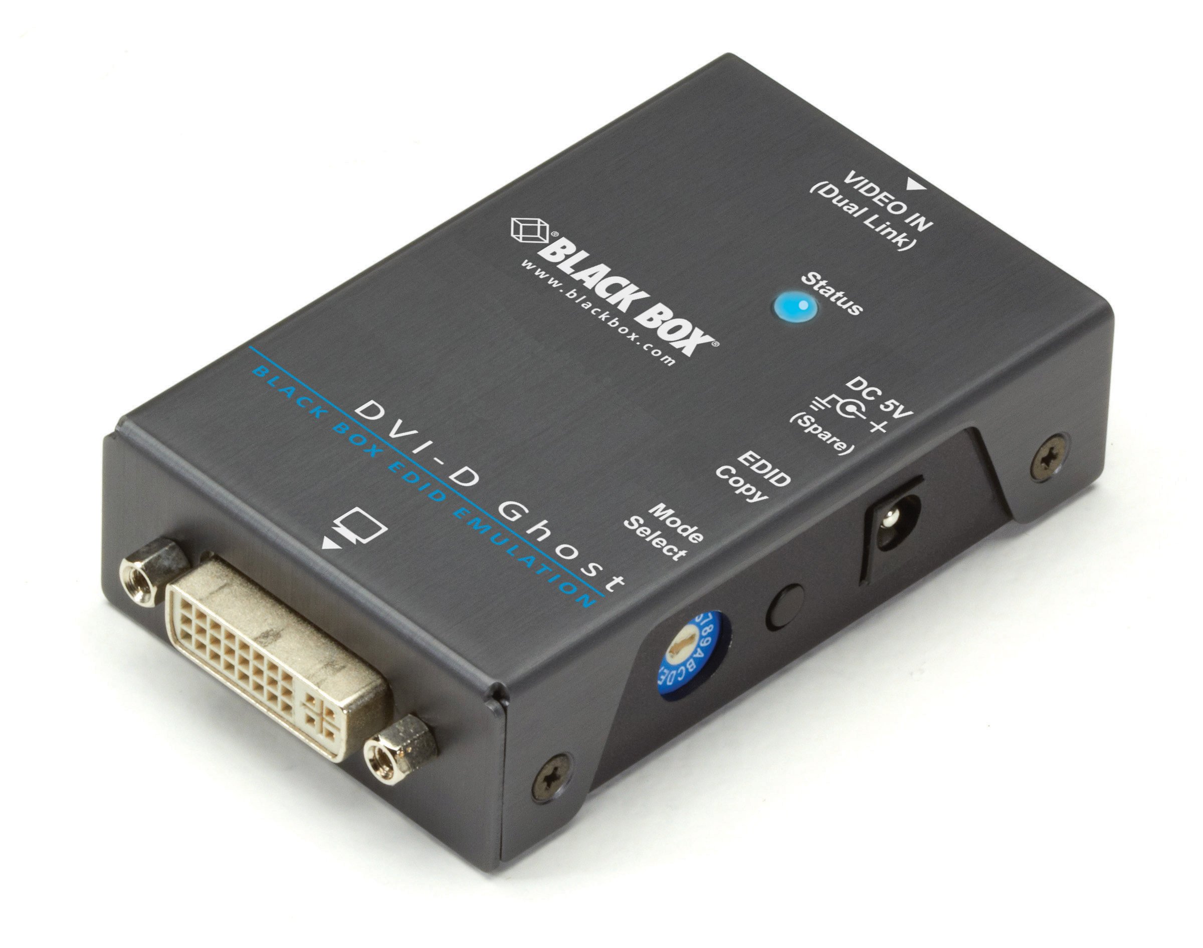 Professional Black Box EDID Reader/Writer for DVI - Monitor Configuration Tool for AV Setup, Home Theater & Digital Signage Systems