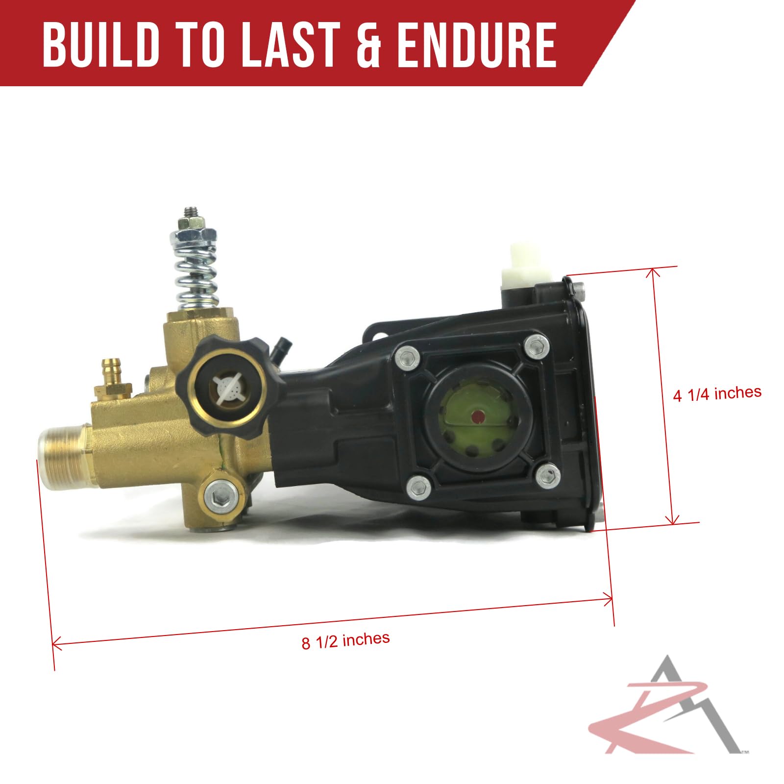 3600 PSI 2.5 GPM Pressure Washer Pump Replacement for Comet ZWD2535G BXD3020G LWS0409GE - High Performance Power Washer Pump for Heavy Duty Cleaning, Car Washing, Deck & Patio Maintenance
