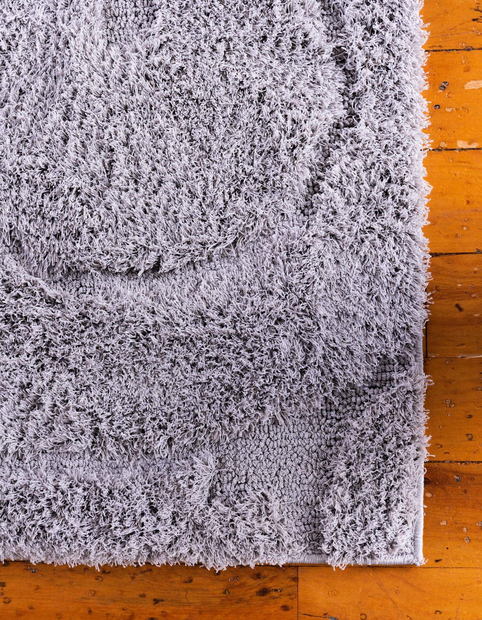 Botanical Shag Collection Rug – 9' x 12' Gray Shaggy Area Rug | Soft Plush Floor Carpet for Living Room, Bedroom & Nursery | Eco-Friendly Home Decor for Cozy Spaces & Modern Interiors