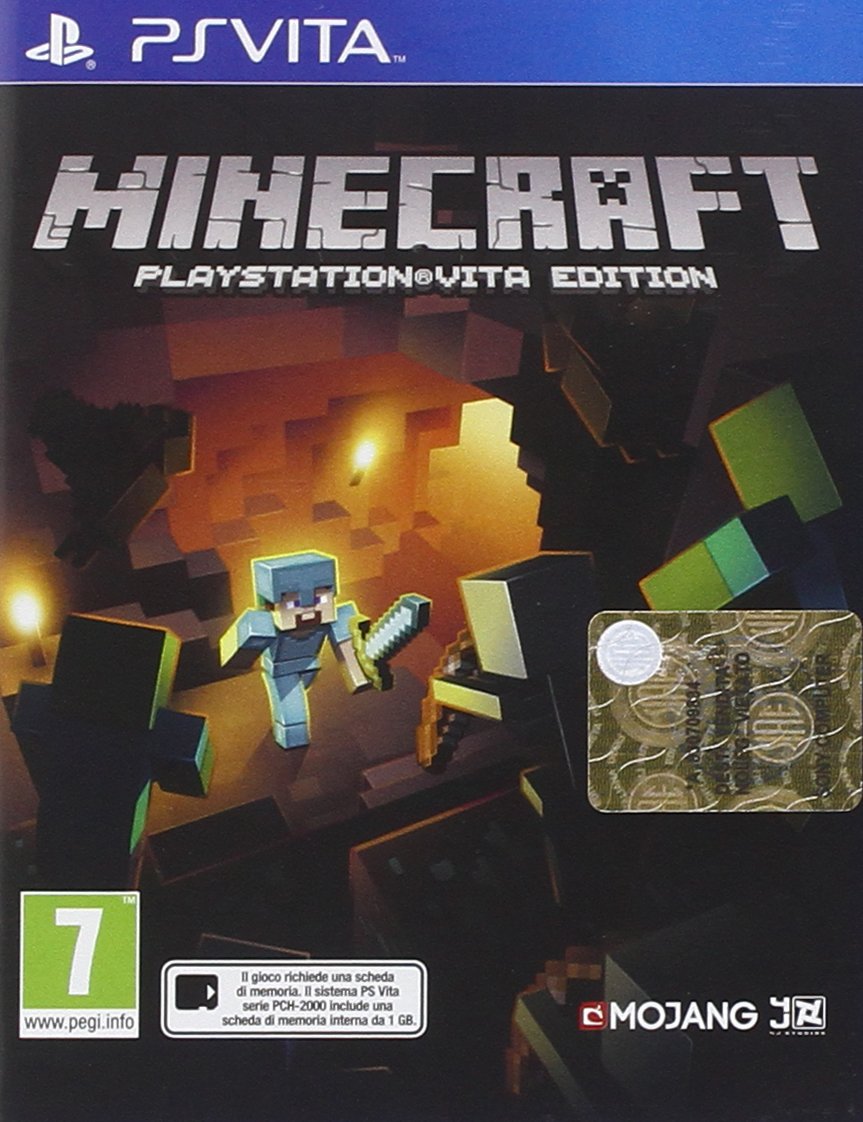 Minecraft Game for PlayStation Vita - Open-World Sandbox Adventure, Creative Building & Survival Gameplay - Perfect for Travel, Commuting & Home Entertainment
