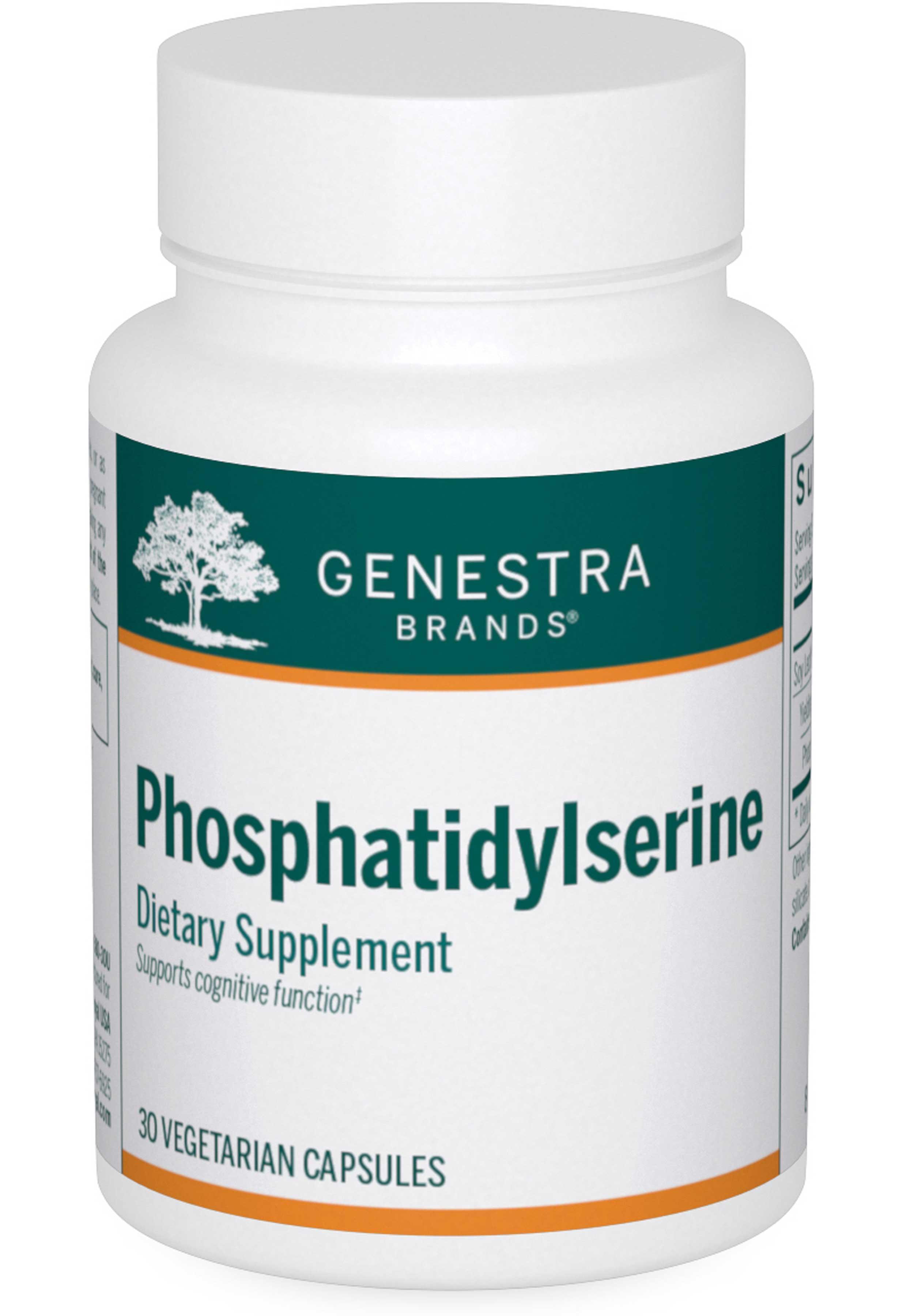 Genestra Phosphatidylserine 30 Veggie Caps - Brain Health Supplement for Memory & Focus Support - Perfect for Students, Professionals & Seniors