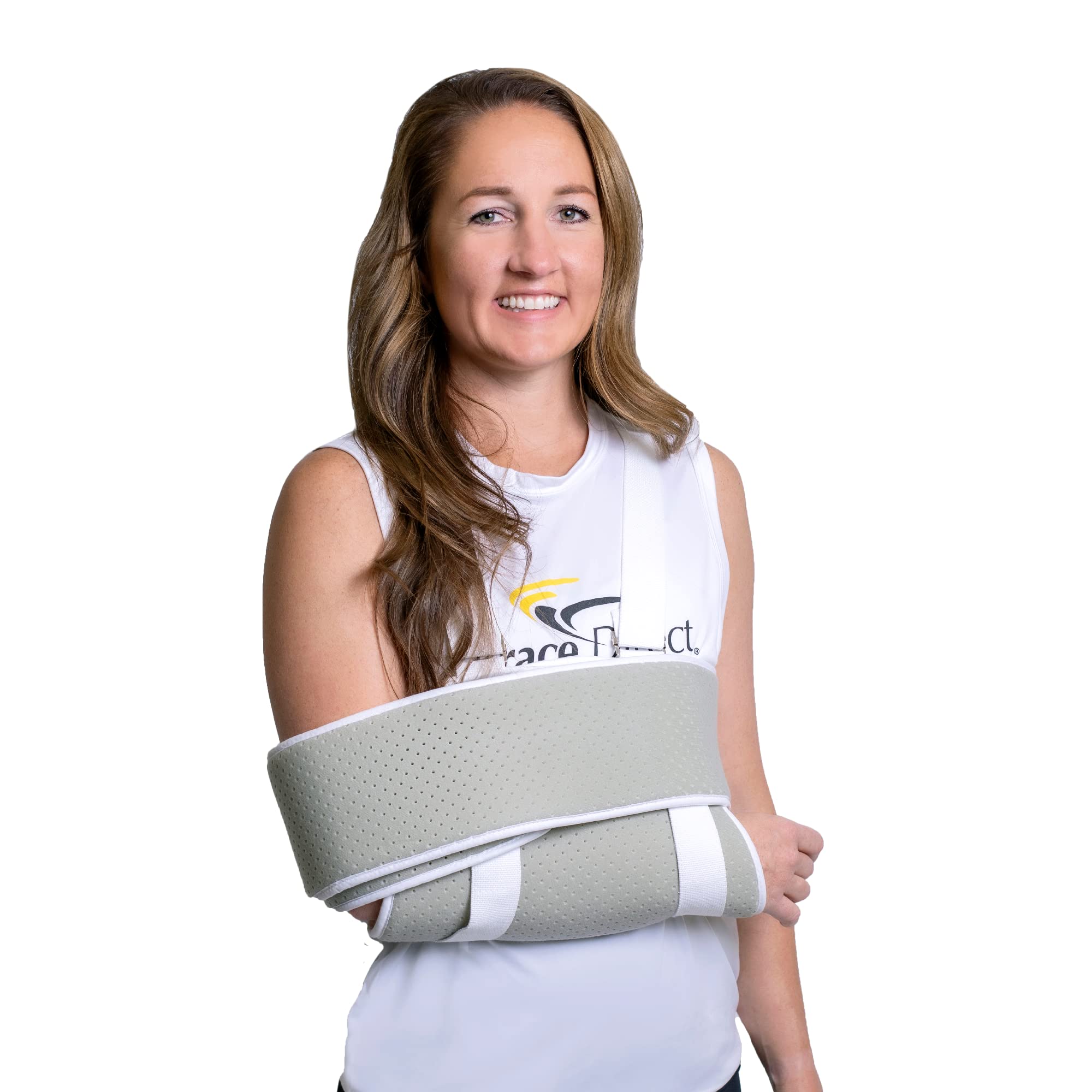 **Arm Sling and Swathe Shoulder Immobilizer - Adjustable Support for Broken Bones, Rotator Cuff, Dislocation & Post-Surgery Recovery - Comfortable for Day & Night Use - Ideal for Sleeping, Sports Injuries & Daily Activities (PDAC L3660)**