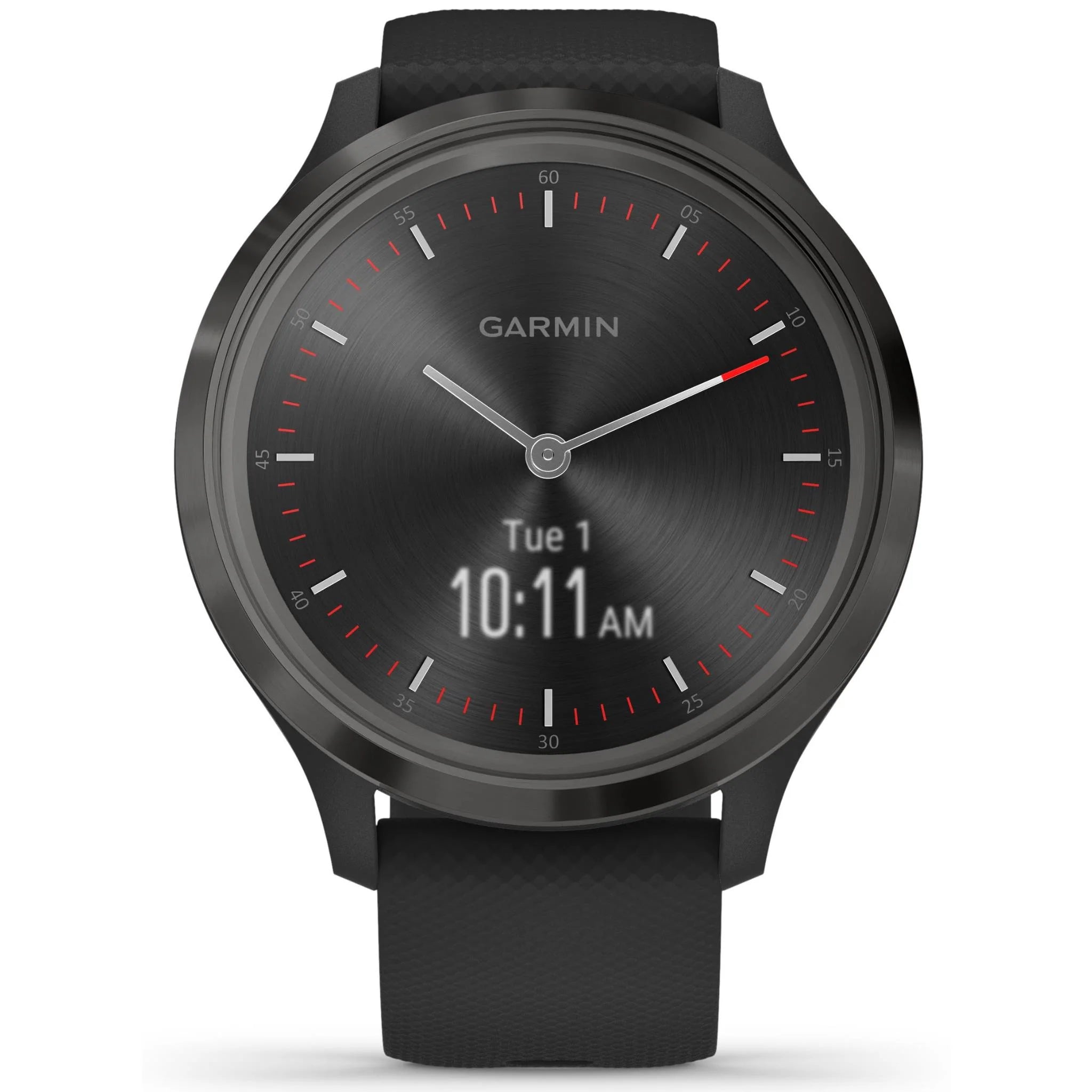 Garmin Vivomove 3 Hybrid Smartwatch - Slate Black | Fitness & Activity Tracker | Heart Rate Monitor | Smart Notifications | Stylish Analog-Digital Display | Perfect for Workouts, Office & Everyday Wear