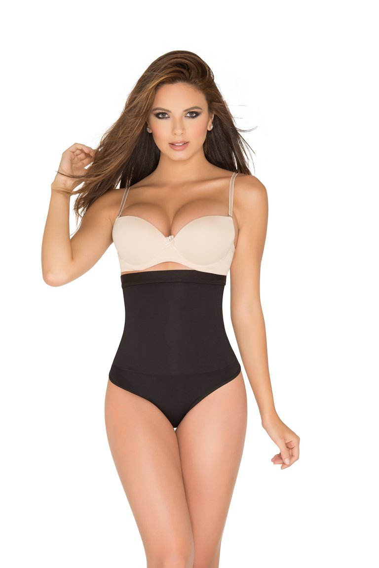 Premium Colombian Shapewear for Women - Strapless Faja Girdle with Marine Algae, Braless Thong Body Shaper | Tummy Control & Waist Training for Postpartum, Weight Loss & Special Occasions