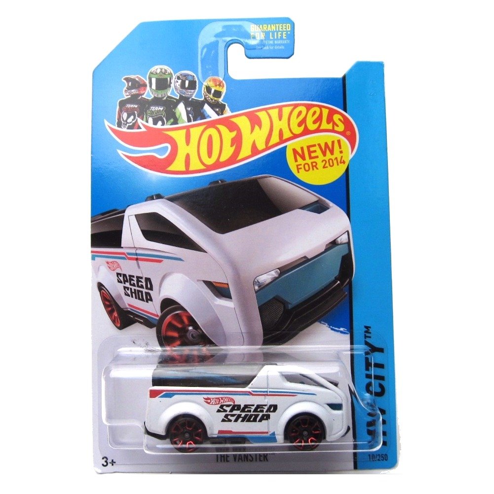Hot Wheels Vanster '14 10/250 Diecast Car - White Collectible Toy Vehicle for Kids & Adults - Perfect for Racing, Display & Gift Giving