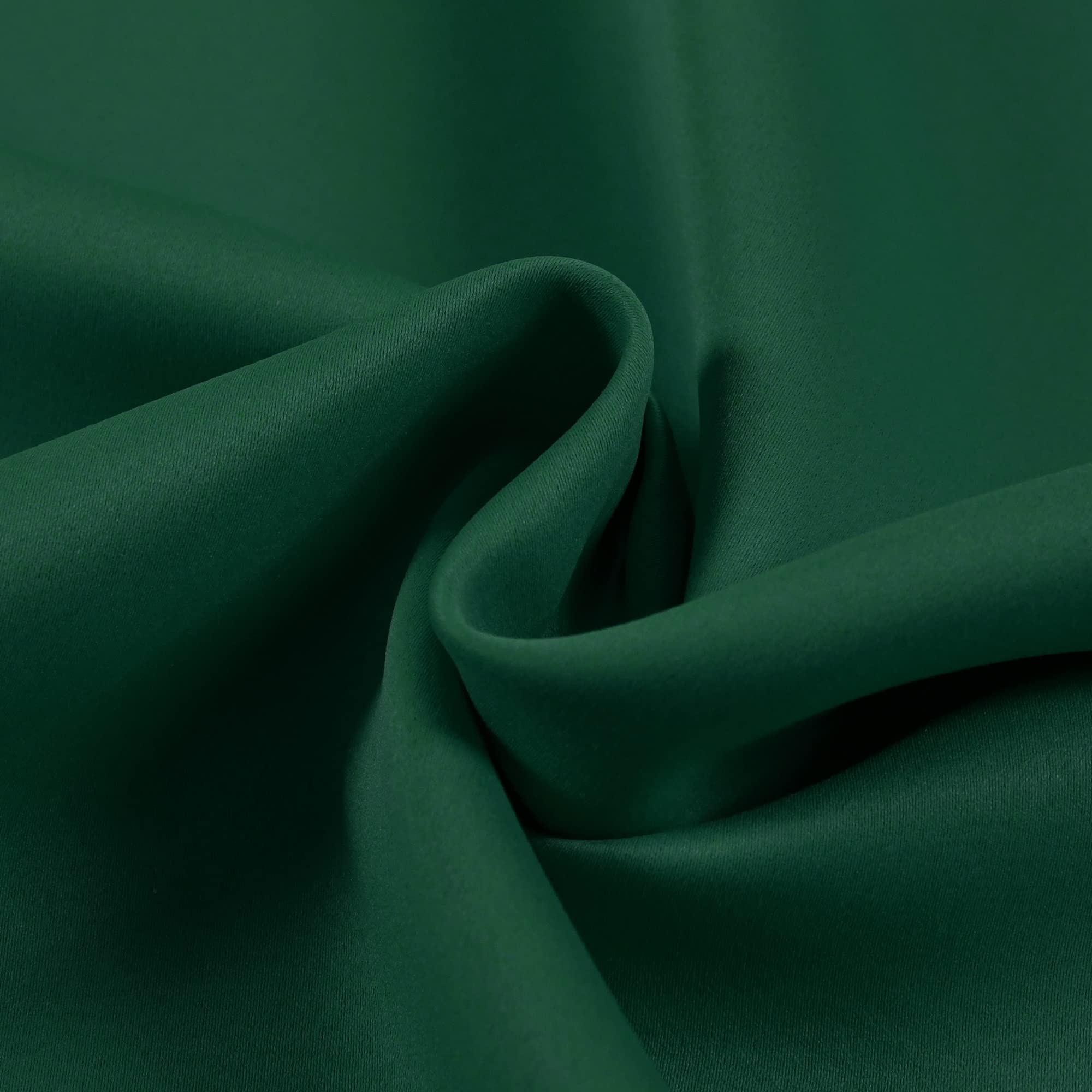 36 Inch Deep Green Tier Curtains - 2 Panels Kitchen Cafe Curtain Set with Rod Pocket, Light Blocking Short Window Treatment (29x36 Inch, Hunter Green) - Perfect for Cozy Kitchens, Breakfast Nooks & Small Windows