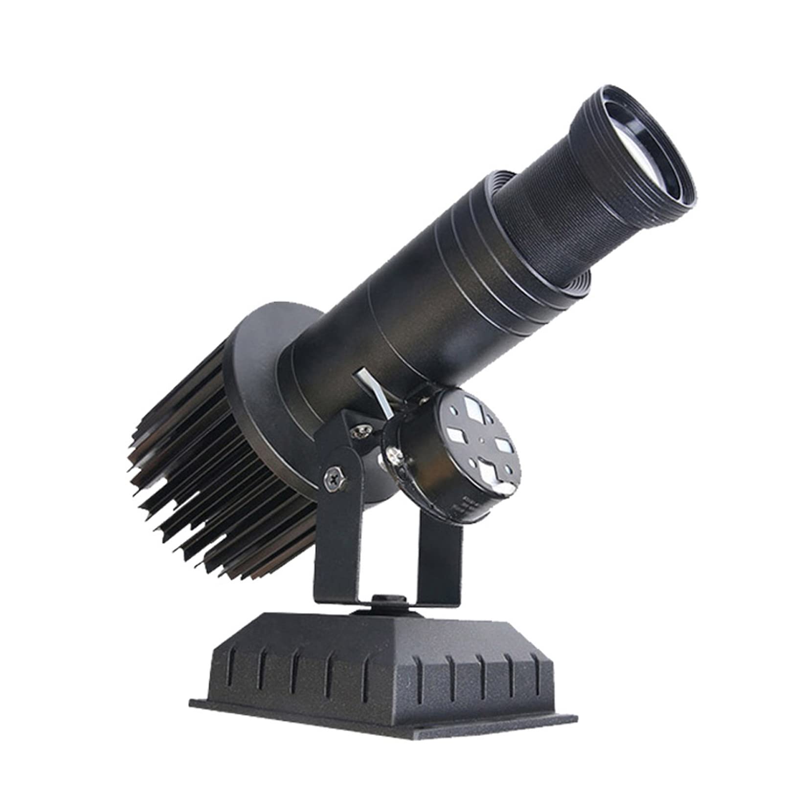 Custom Gobo LED HD Logo Projector - 50W Rotating Advertising Projection Lamp for Doors, Windows & Shop Displays - Black | Perfect for Business Signs, Brand Promotion & Event Lighting