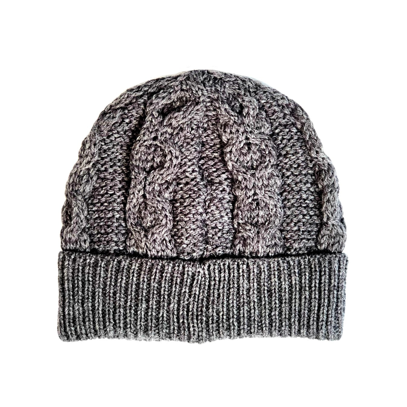 Aran Honeycomb Knit Beanie for Men & Women - Soft Winter Hat in 4 Colors - Warm Wool Blend Beanie for Outdoor Activities, Skiing, and Cold Weather