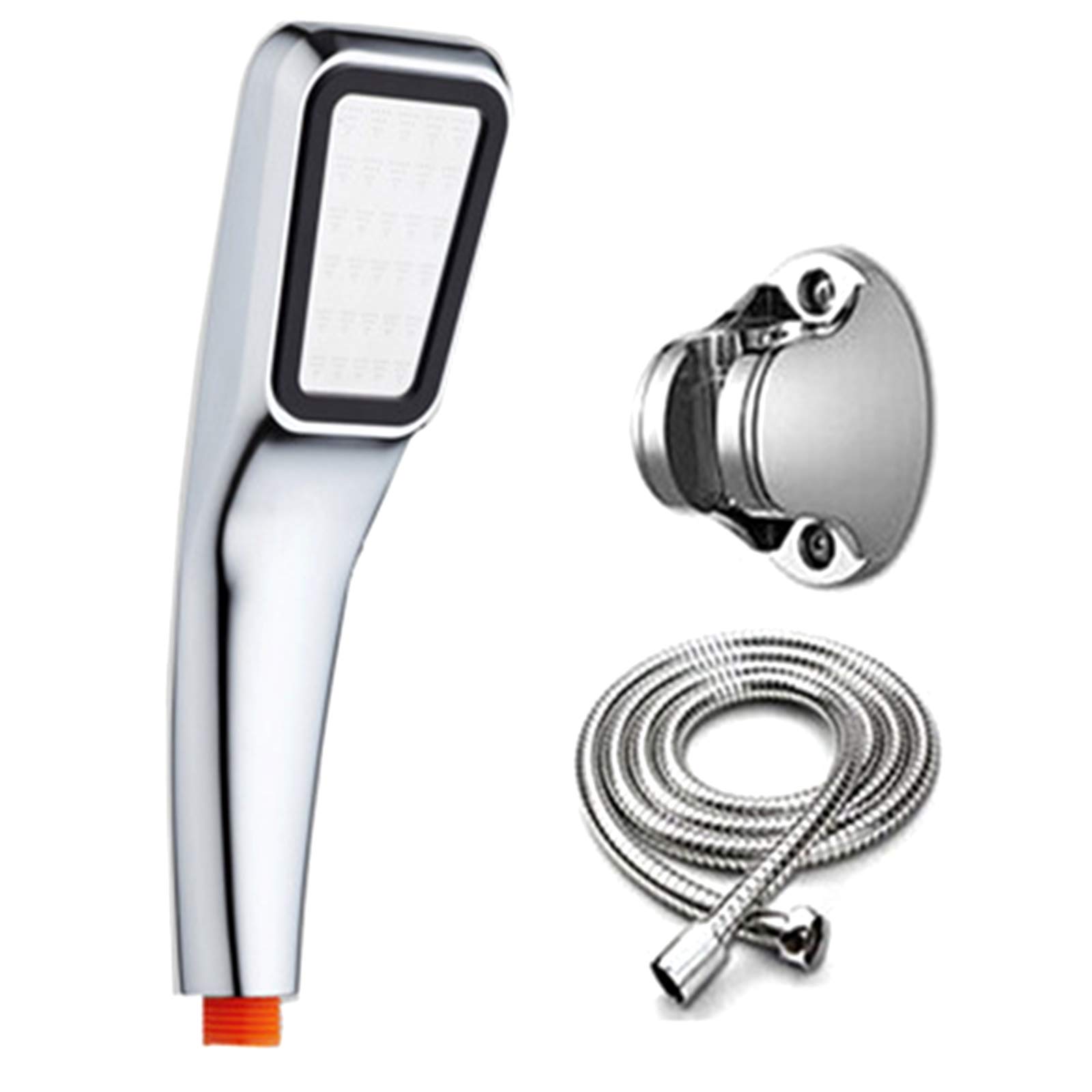 3-Piece High Pressure Shower Head Set with 300 Holes - Includes Water Hose & Holder for Stronger Water Flow | Perfect for Bathroom, Spa-Like Experience & Water Saving
