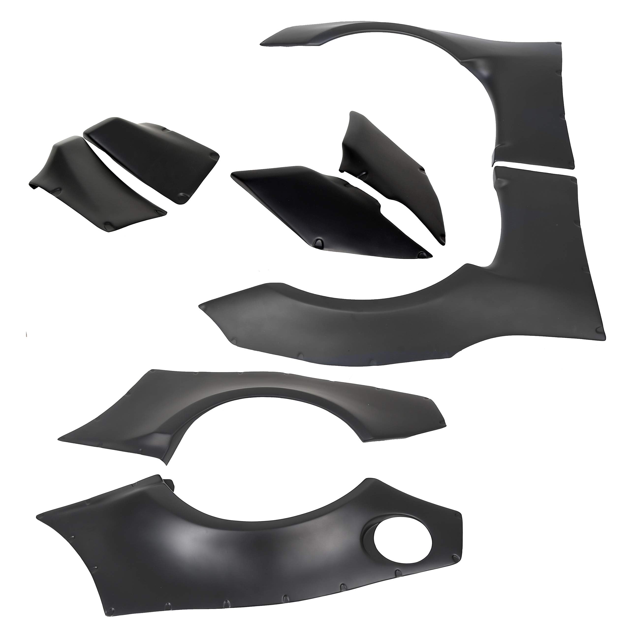 KUAFU Fender Flares Liners for 2013-2020 Scion FRS, Subaru BRZ & Toyota 86 - GR Style Wheel Cover Protector - Perfect for Off-Roading & Car Customization