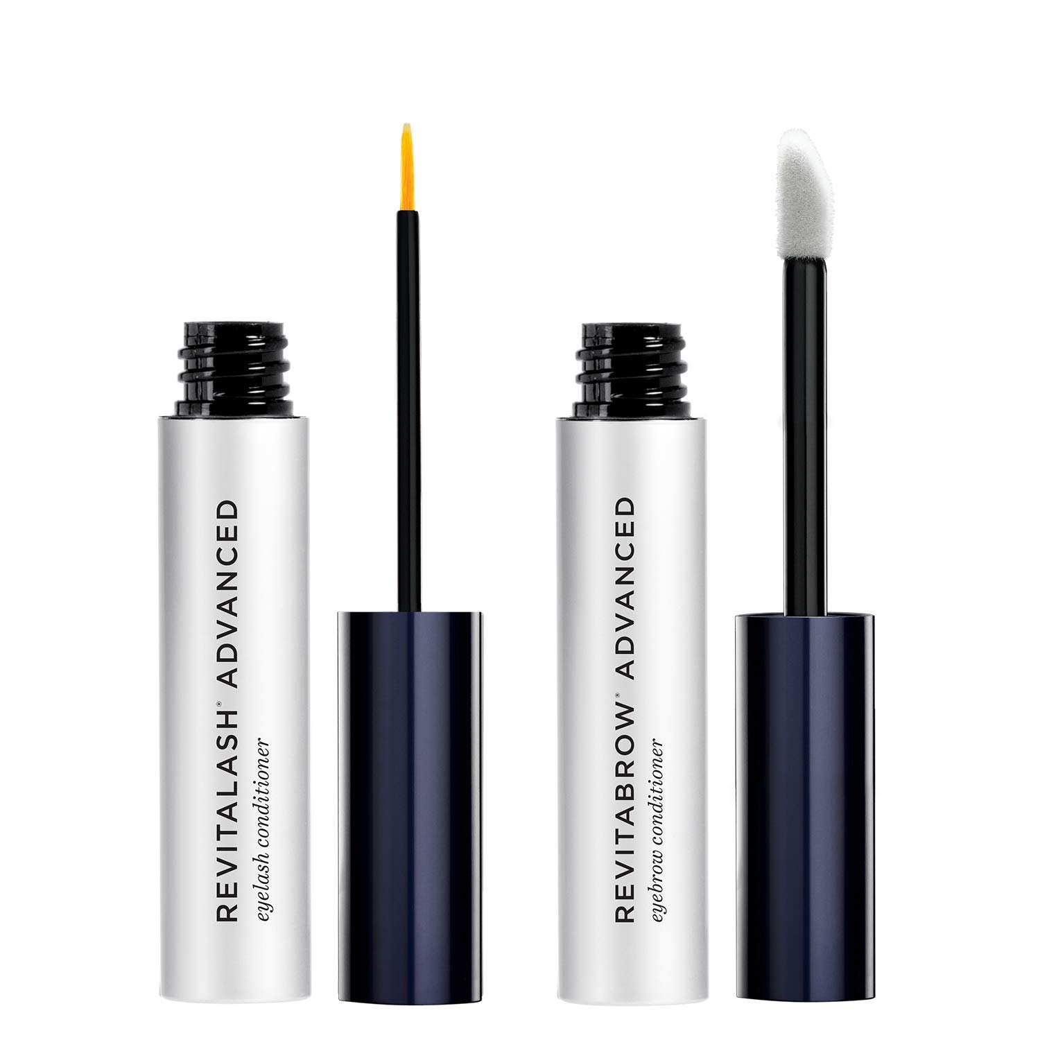 RevitaLash Advanced Eyelash Conditioner 1.0mL & RevitaBrow Advanced Eyebrow Serum 1.5mL - Travel Size Duo Set for Longer Lashes & Fuller Brows | Perfect for On-the-Go Beauty & Travel Essentials