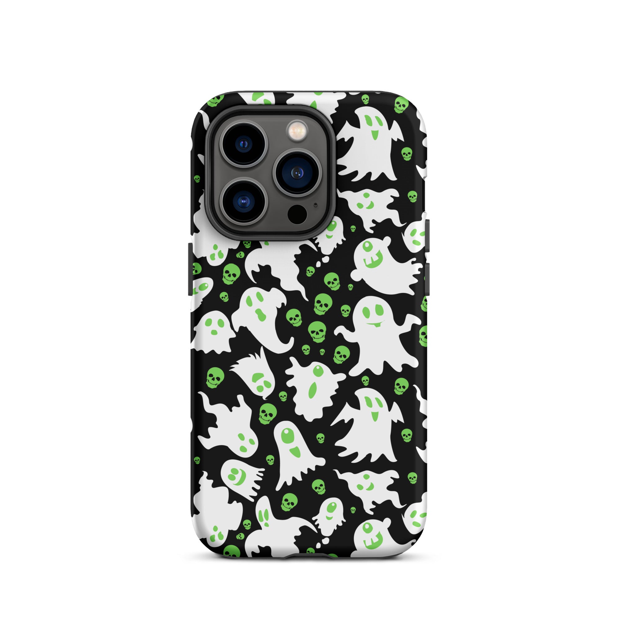 Premium Spooky Specter iPhone Case - Durable & Stylish Ghost Design for iPhone 14/13/12/11 Pro Max - Perfect for Halloween, Cosplay & Themed Parties