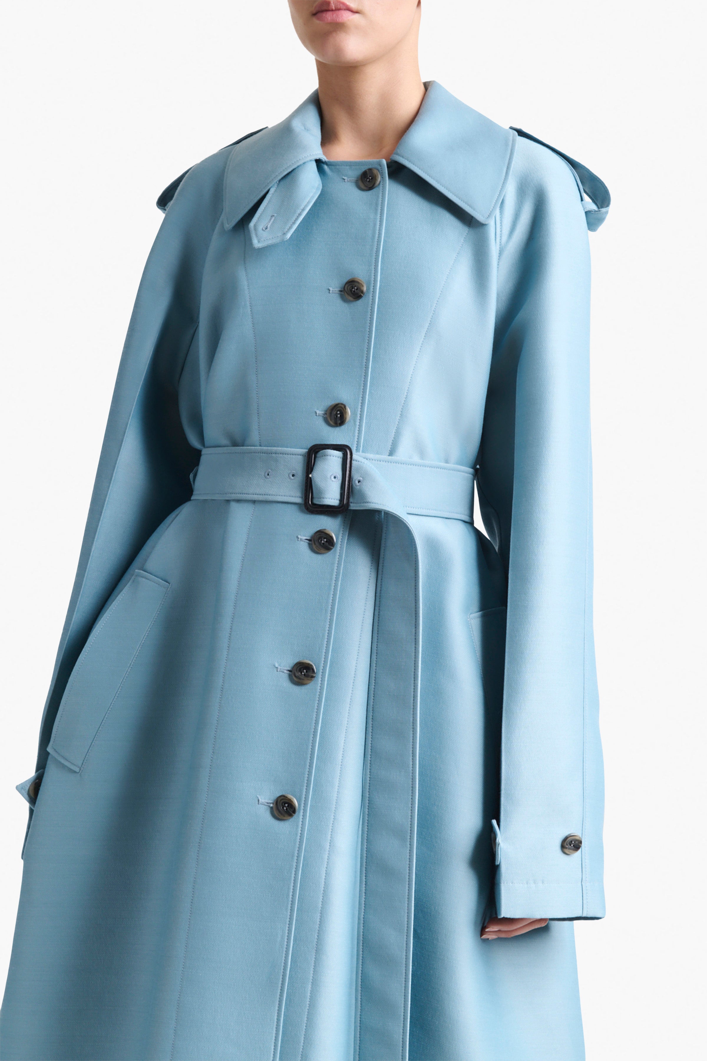 Ace Coat for Men - Classic Cadet Blue Waterproof Winter Jacket - Perfect for Outdoor Activities & Daily Wear