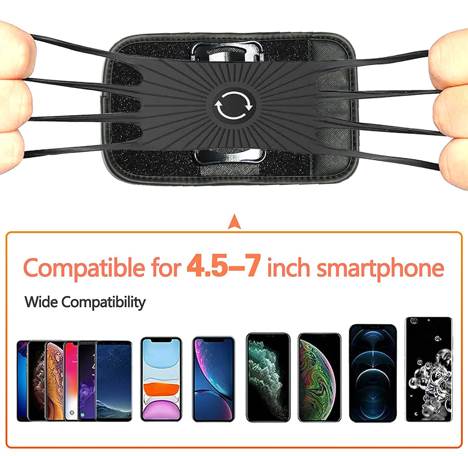 Backpack Strap Phone Holder - Adjustable Clip Mount for Smartphones | Perfect for Hiking, Climbing, Travel & Outdoor Adventures | Secure Hands-Free Access While Exploring