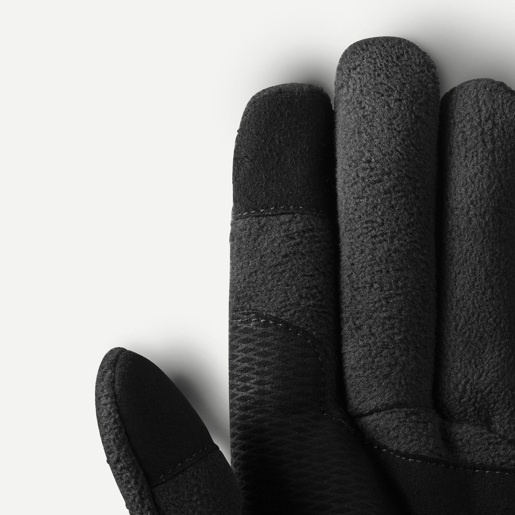 Forclaz Adult MT500 Fleece Backpacking Gloves - Warm & Durable Hiking Gloves for Men & Women - Perfect for Camping, Trekking & Outdoor Adventures