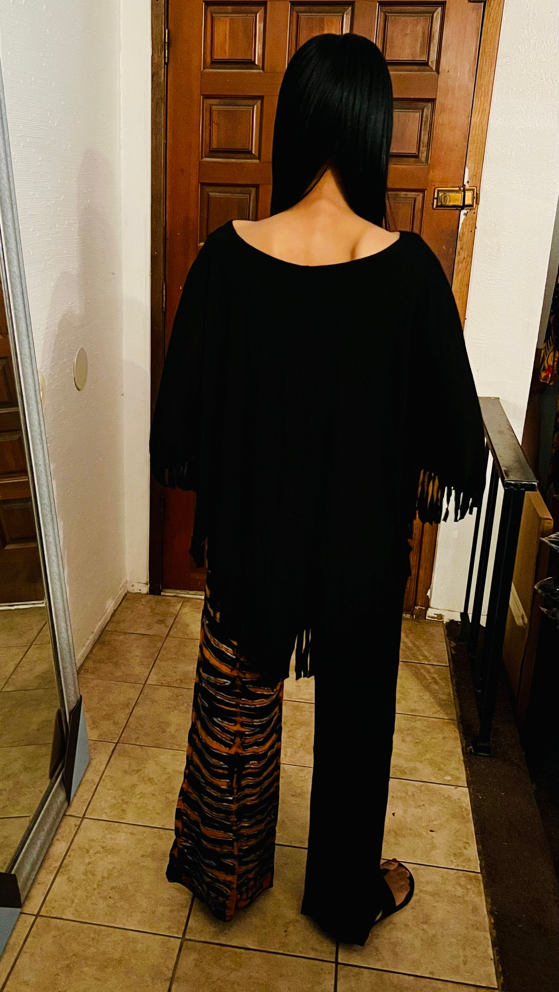 Stylish Fringe Palazzo Pants Set for Women - Boho Chic Lounge & Summer Outfit | Perfect for Beach, Vacation, and Casual Wear