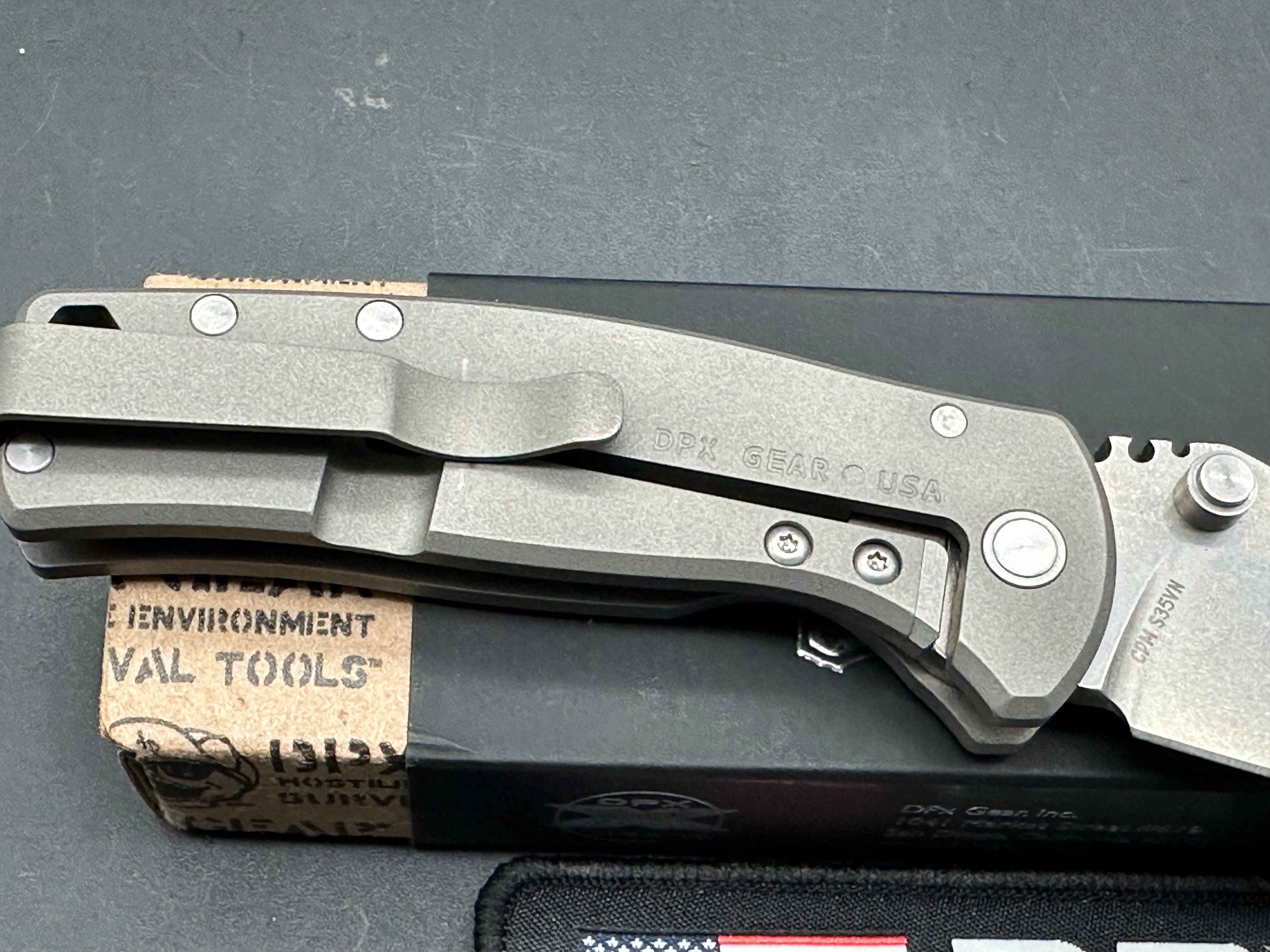 DPx HEST/F Urban Titanium Framelock Knife - 2.9