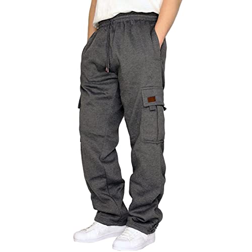 Men's Lightweight Black Jogger Pants - Breathable Cotton Workout Training Pants for Gym, Running & Casual Wear