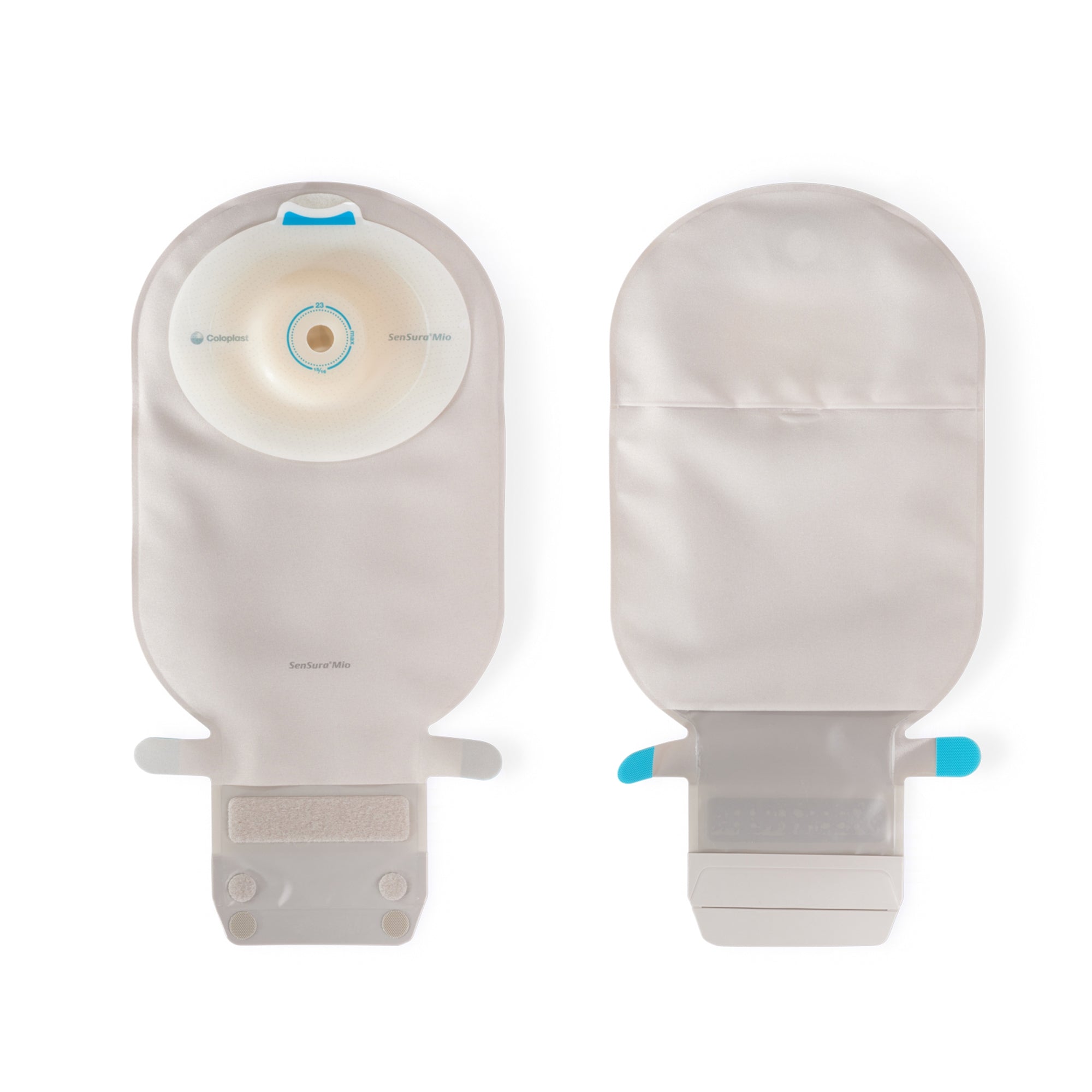Coloplast SenSura Mio 1-Piece Ostomy Pouch with EasiClose Wide Outlet - Convex Light Maxi Cut-to-Fit Opaque Design | Secure & Comfortable for Active Lifestyle, Travel & Daily Use