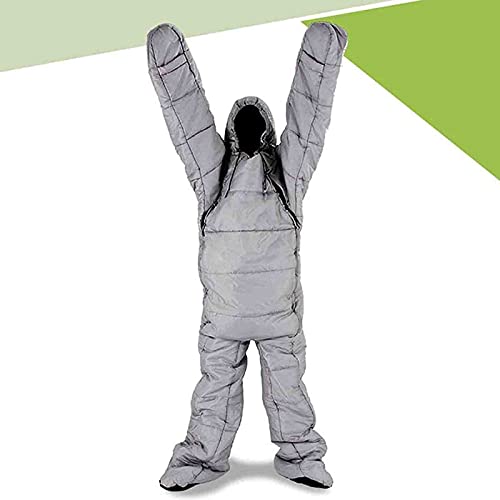 Lightweight Full Body Wearable Sleeping Bag with Feet, Legs & Arms - Comfortable Shaped Sleeping Pouch for Adults | Perfect for Outdoor Camping, Office Naps & Home Lounging