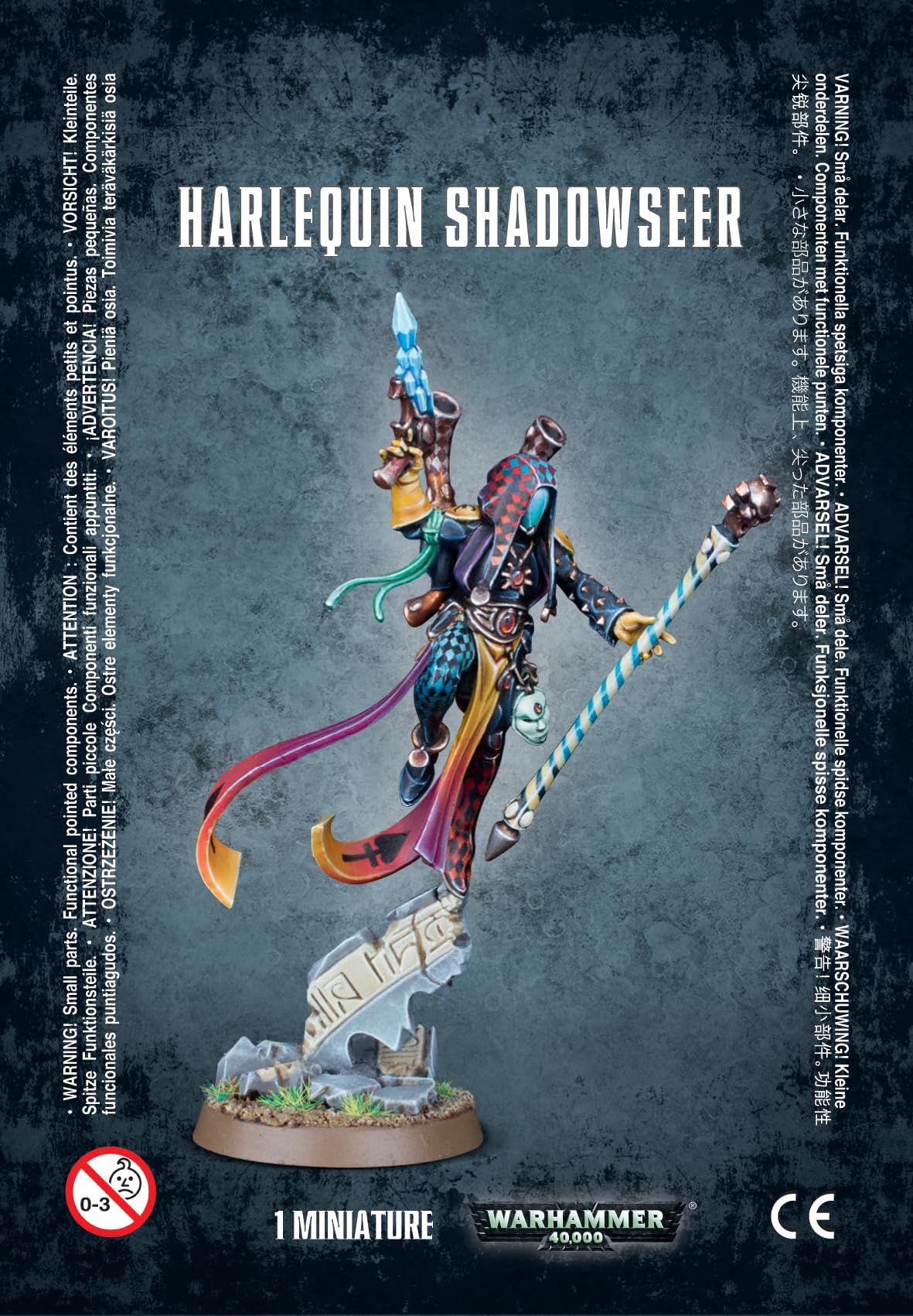 Games Workshop Harlequin Shadowseer Miniature - Warhammer 40K Tabletop Wargaming Model (2015 Edition) - Perfect for Sci-Fi Battles & Collectors