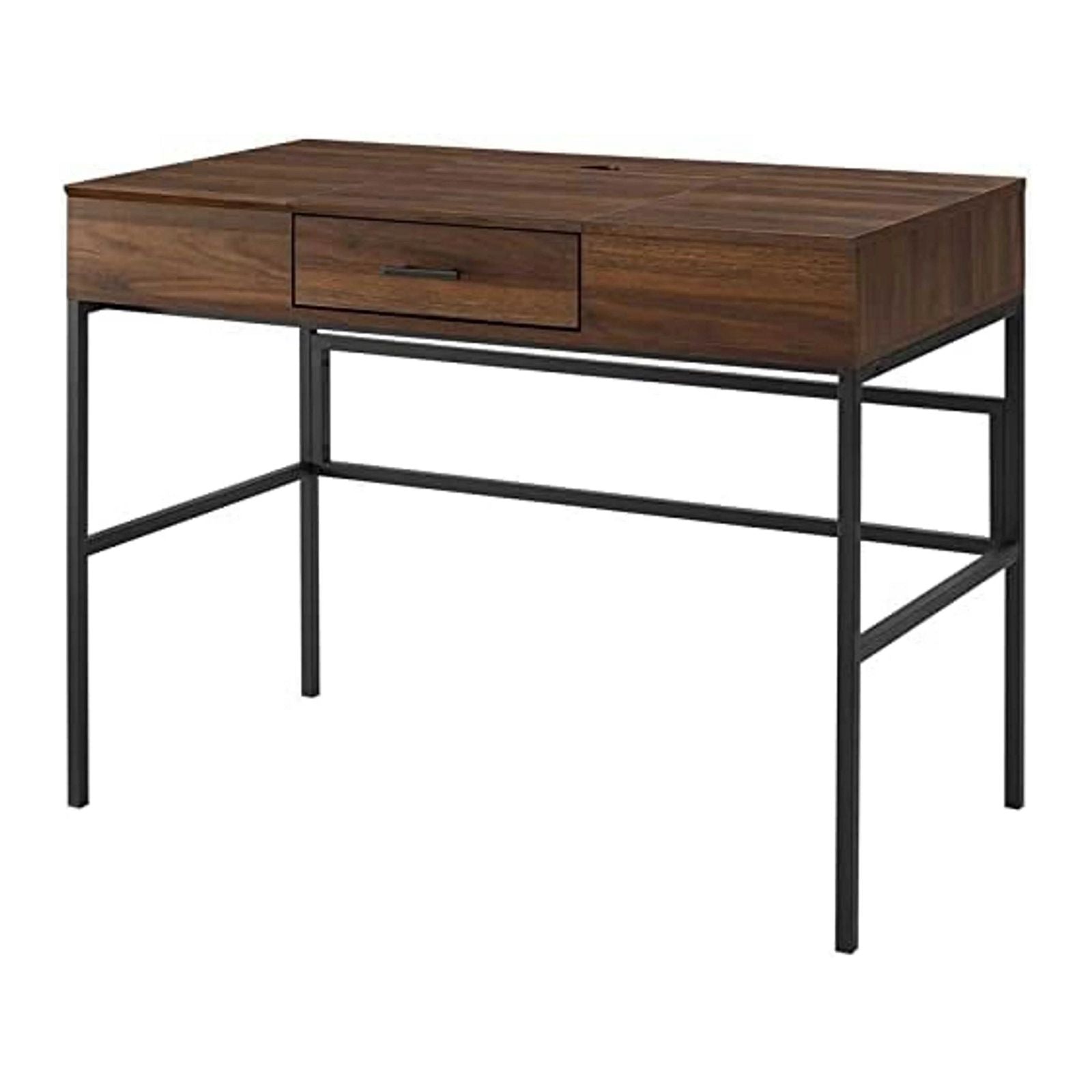 Urban Style ADEPT Modern Walnut Finish Desk - Perfect for Home Office, Study & Workspace