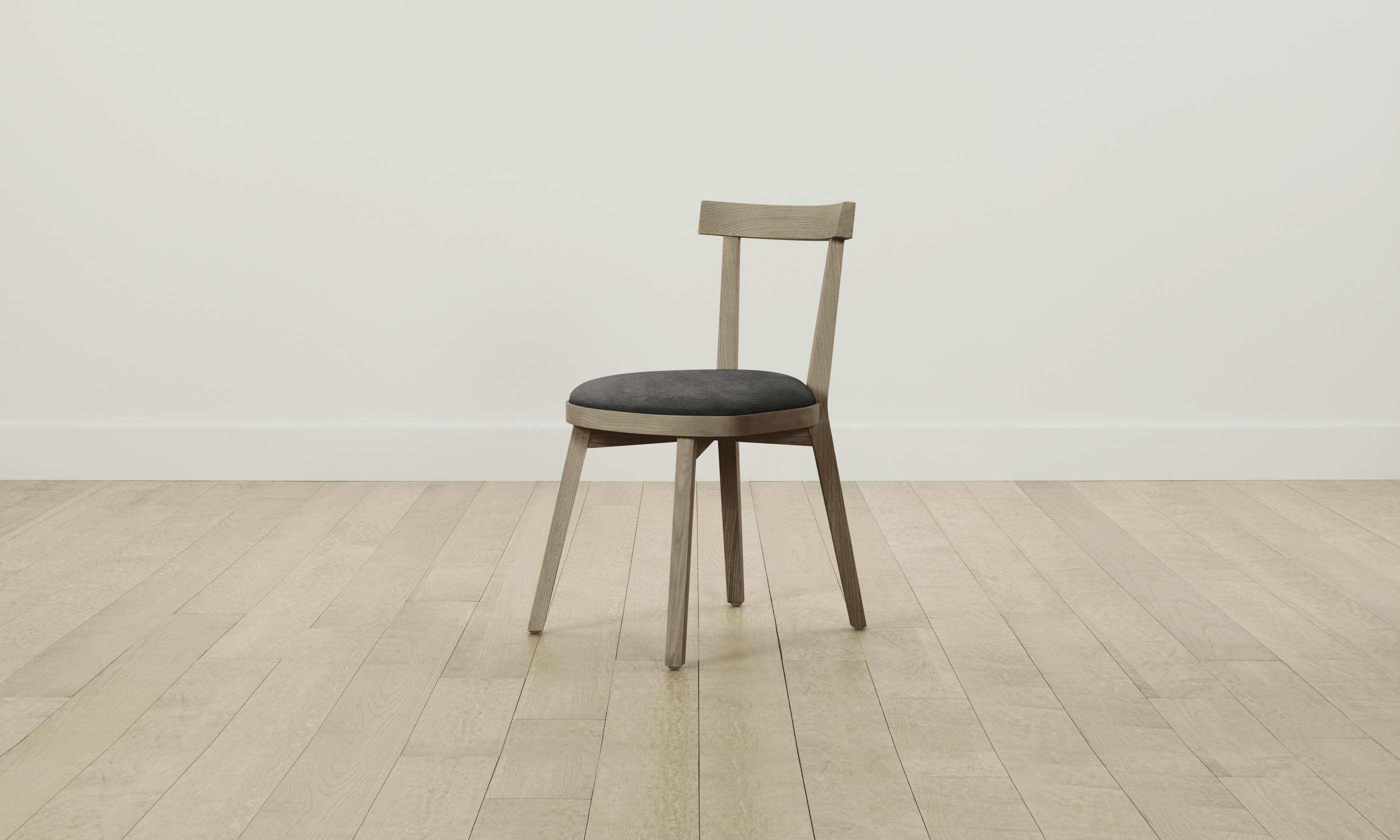 Allen Dining Chair - Performance Velvet Slate Upholstered Seat - Modern Comfort for Dining Room, Kitchen, or Breakfast Nook