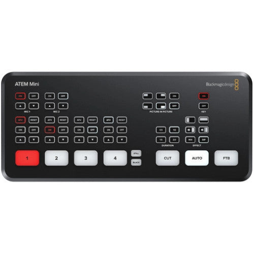 Blackmagic Design ATEM Mini Pro HDMI Live Stream Switcher - Professional 4K Video Mixer for Streaming, Recording & Broadcasting | Perfect for YouTube, Twitch & Podcast Productions