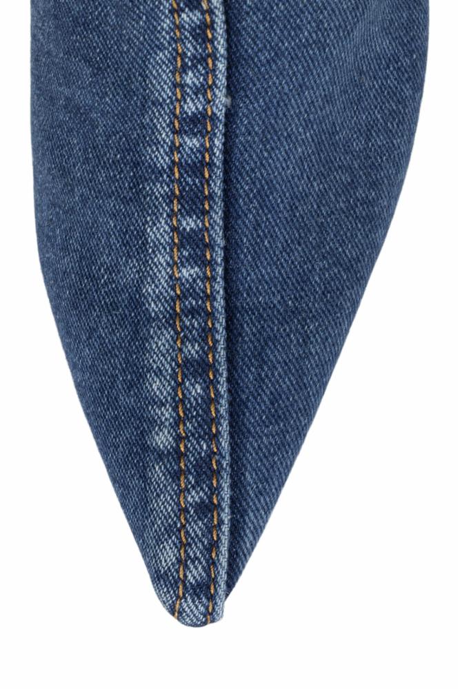 Jeffrey Campbell Women's Genes Blue M Suede Booties - Stylish & Comfortable Ankle Boots for Casual Outings, Work & Date Nights