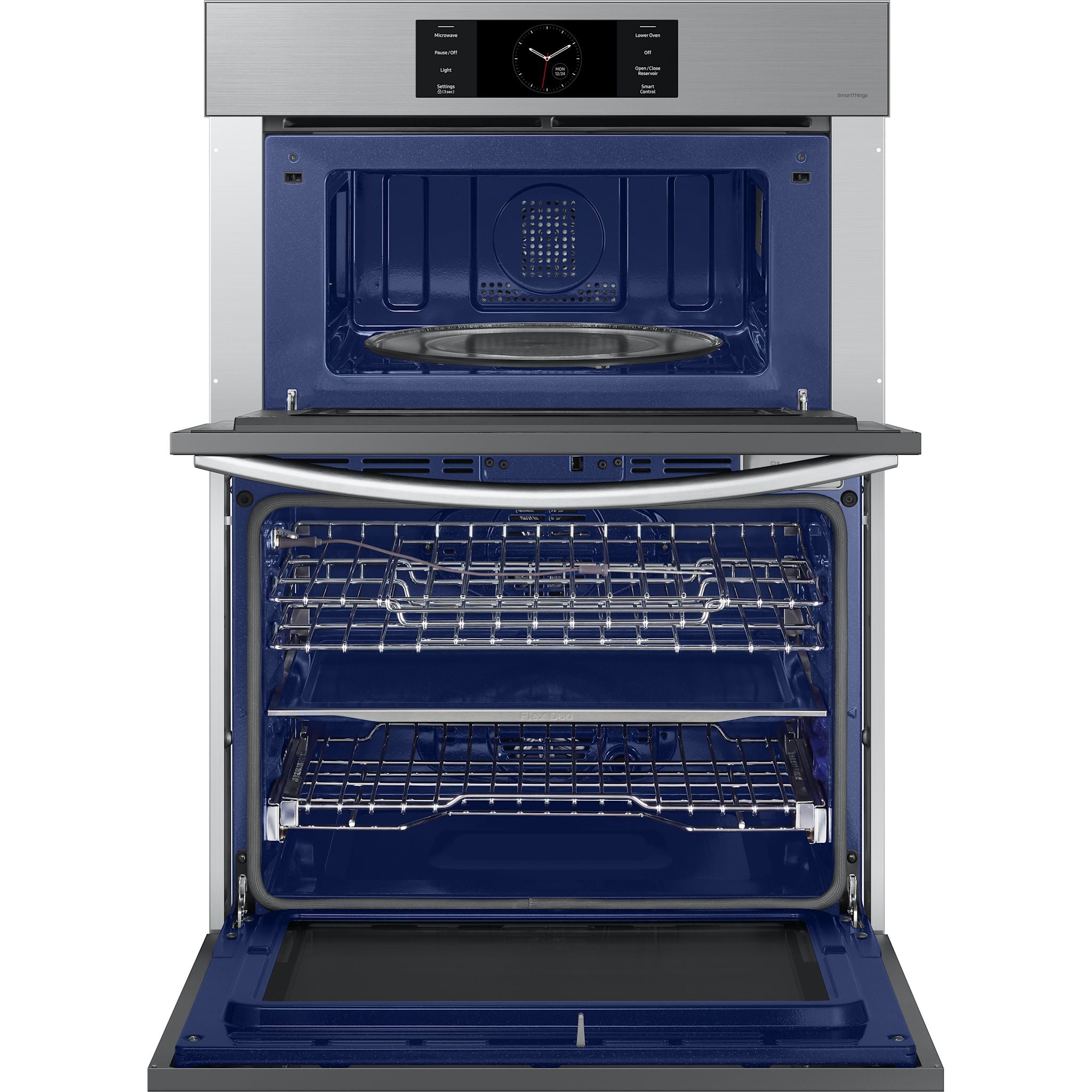 Samsung 30 Inch Smart Combination Microwave and Wall Oven (NQ70CG700DSRAA) - Stainless Steel Built-In Appliance for Modern Kitchens | Perfect for Baking, Roasting & Quick Meals