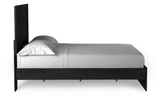 Belachime Queen Size Panel Bed Frame with 2 Nightstands - Modern Wooden Bedroom Set for Master Bedroom & Guest Room
