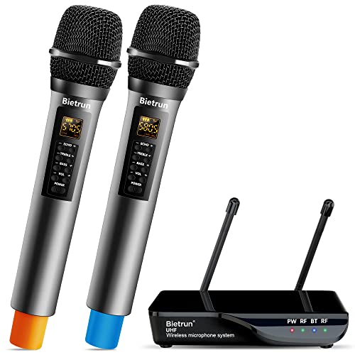 2-channel wireless microphone system with echo