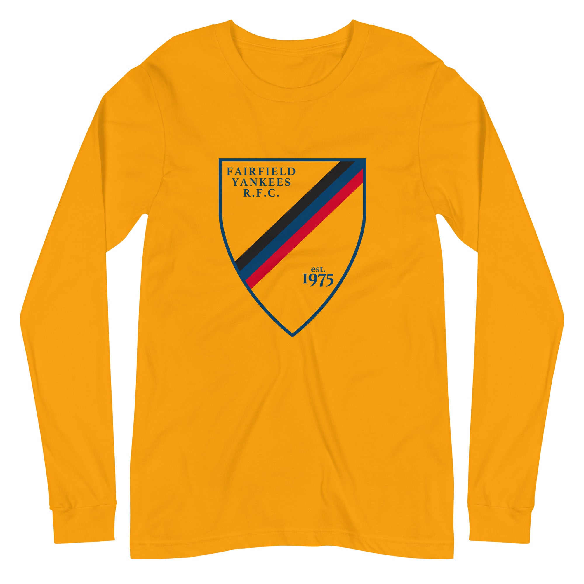 Fairfield Yankees RFC Long Sleeve Social T-Shirt - Comfortable Cotton Tee for Casual Wear, Sports Events & Fan Gatherings