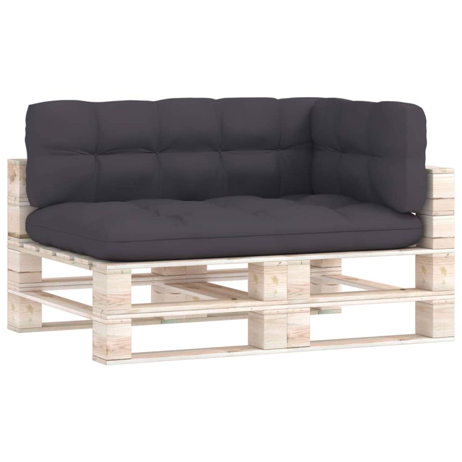 **Tidyard 3-Piece Outdoor Pallet Sofa Cushion Set - Water-Resistant Fabric Upholstery with Seat & Back Cushions - Perfect for Patio, Garden, and Backyard Relaxation**