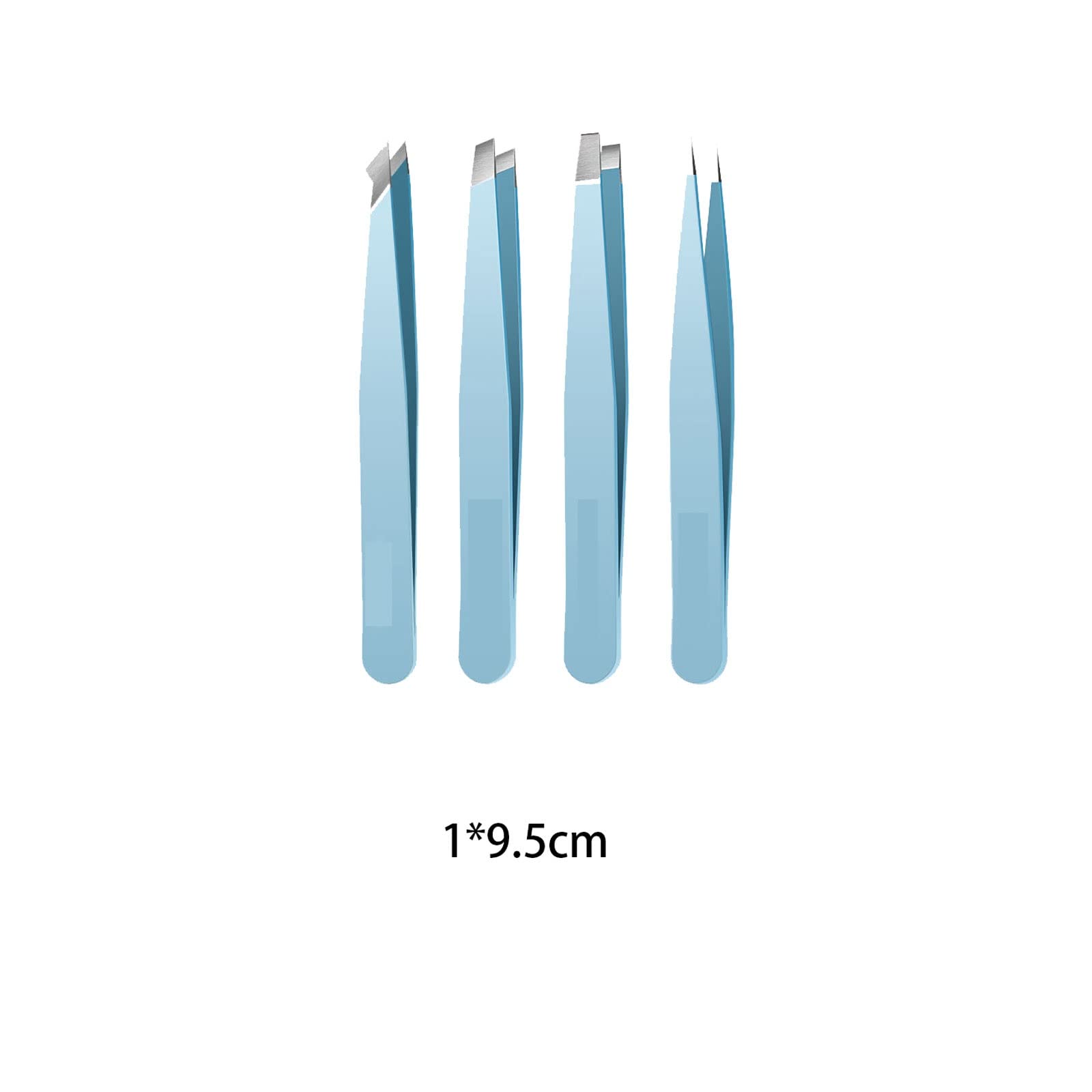 Professional Stainless Steel Slanted Eyebrow Tweezers for Hair Removal - Precise & Colorful Beauty Tool for Fine Hairs, Eyebrow Shaping & Makeup | Perfect for Home, Salon & Travel Grooming Kit