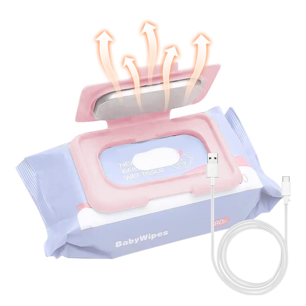 Portable USB-Powered Baby Wipe Warmer - Travel-Friendly Wet Wipes Heater for On-the-Go Parents | Perfect for Diaper Changes, Travel & Nursery Use