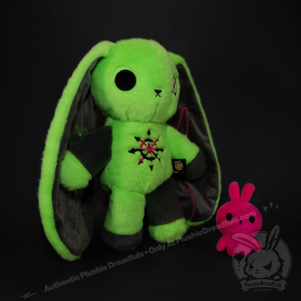 Plushie Dreadfuls ADHD Rabbit Extra Chaos Edition - Soft Stuffed Animal Toy for Kids & Adults | Perfect for Anxiety Relief, ADHD Support & Emotional Comfort